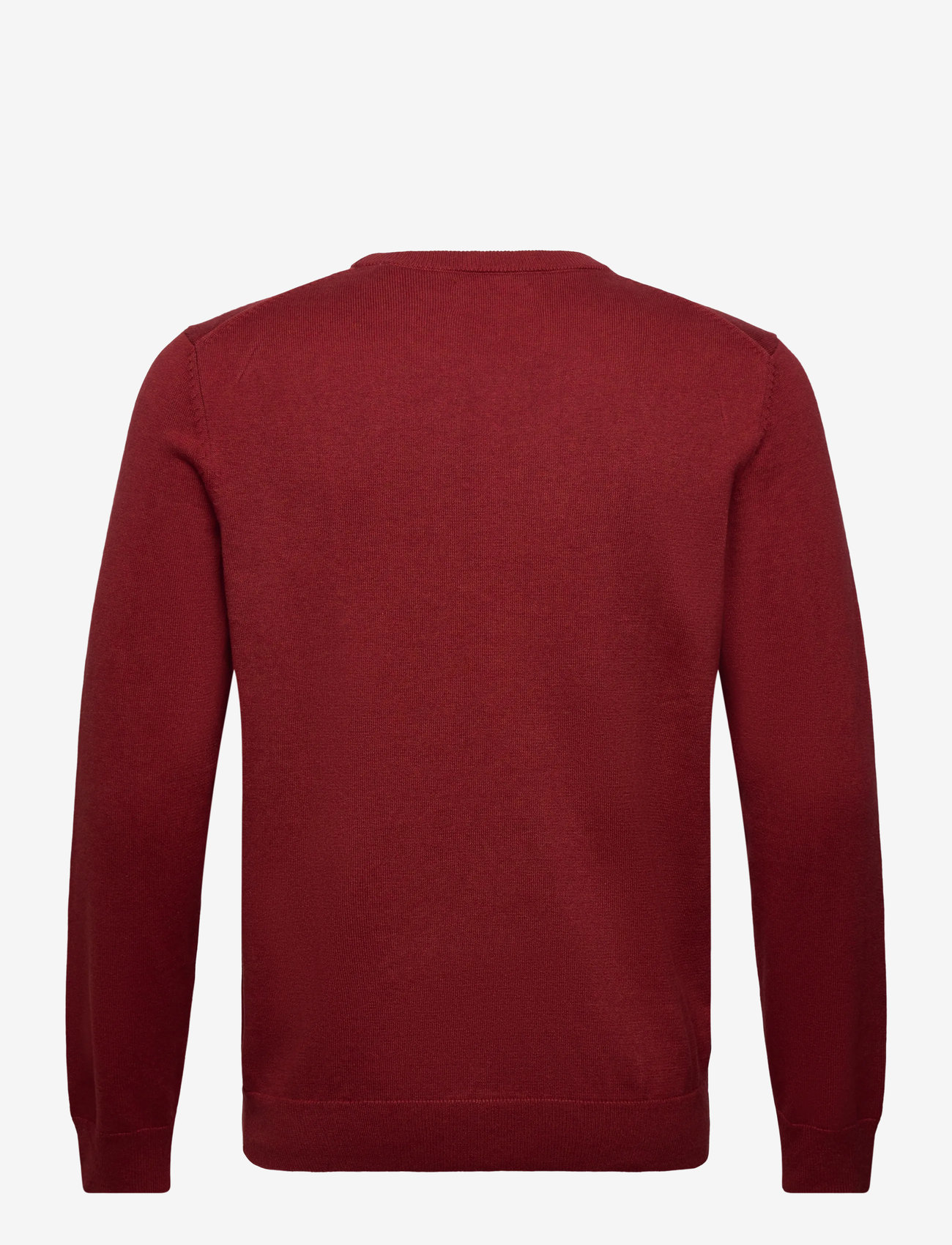 GANT - CLASSIC COTTON C-NECK - rundhalsad - iron red melange - 1