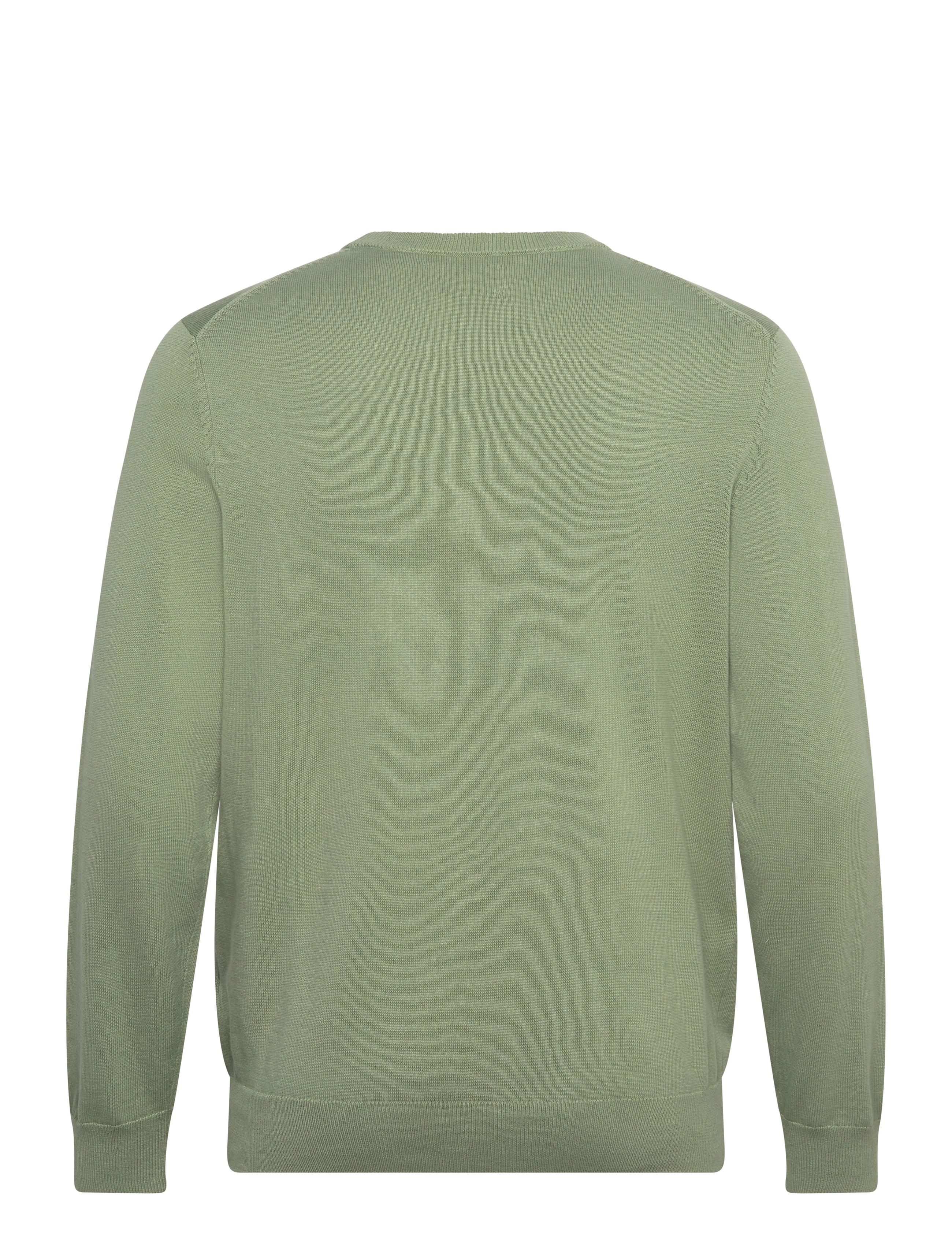 Gant - CLASSIC COTTON C-NECK - Ümmarguse kaelusega kudumid - kalamata green - 2