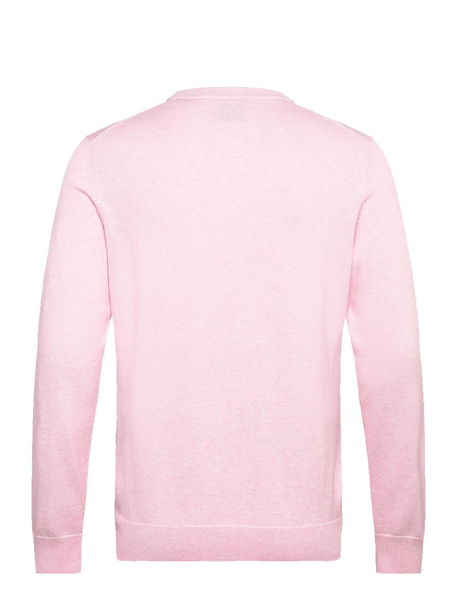 Gant - CLASSIC COTTON C-NECK - ronde hals - light pink melange - 2
