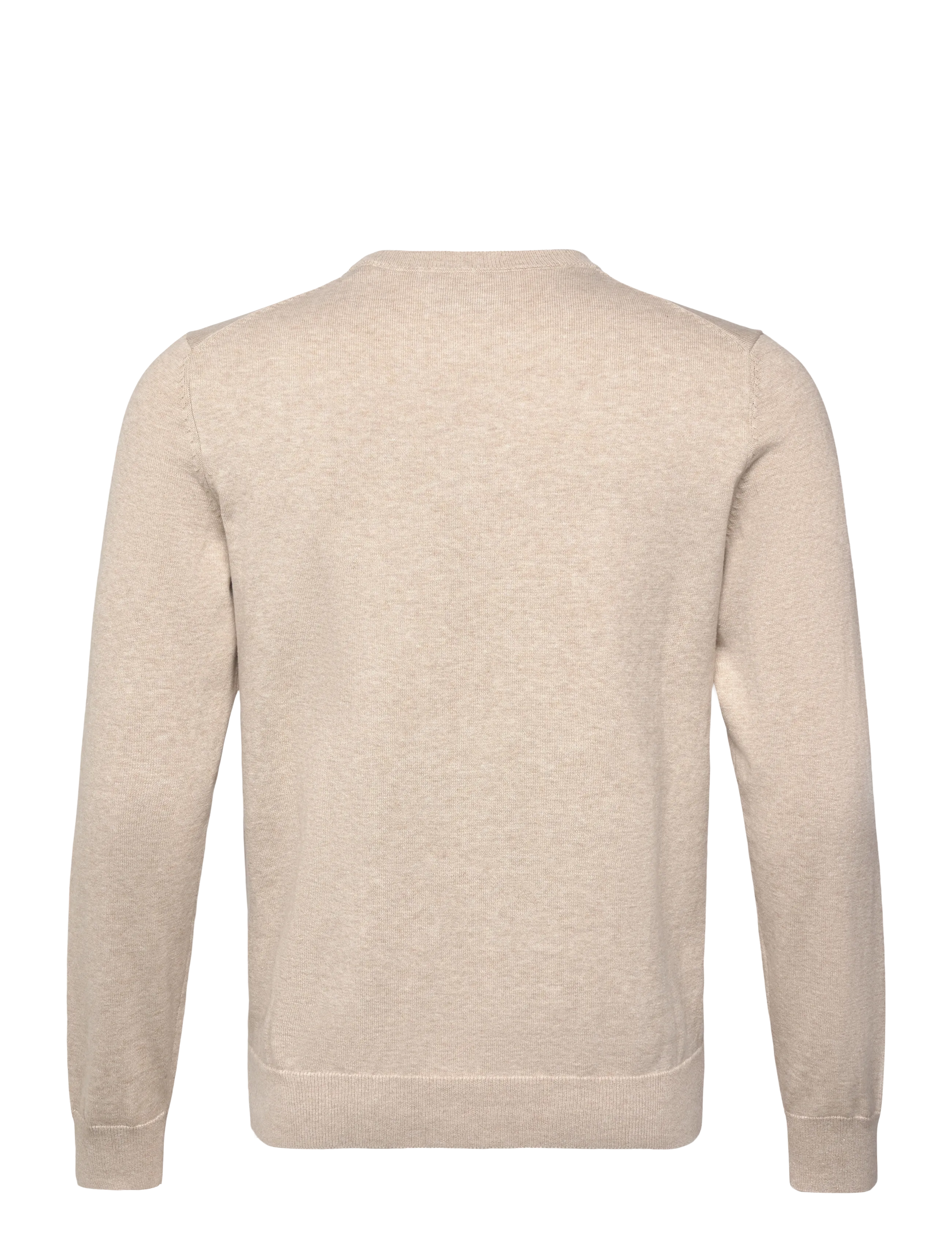 Gant - CLASSIC COTTON C-NECK - Ümmarguse kaelusega kudumid - oat melange - 2