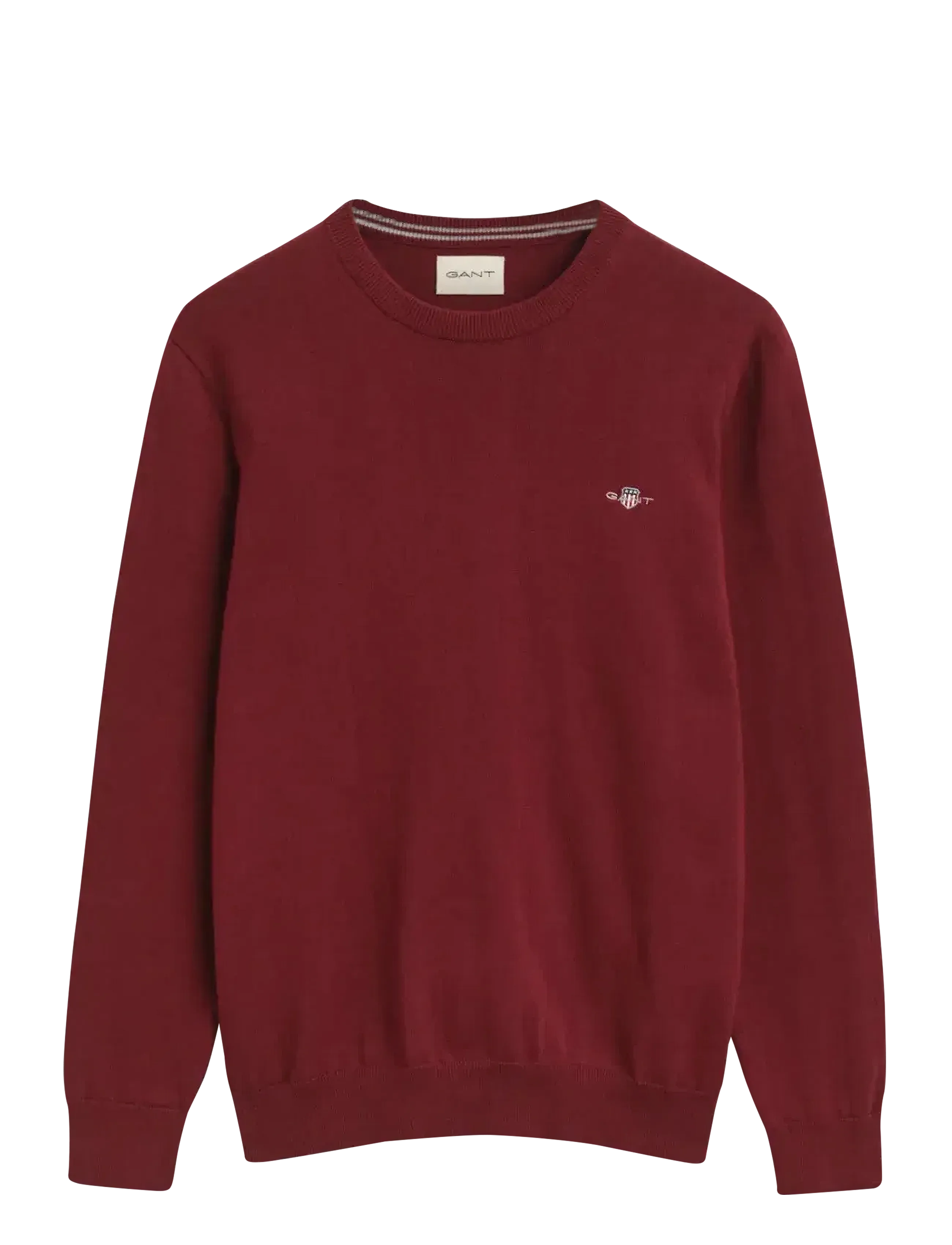 Gant CLASSIC COTTON C-NECK - Gant - PLUMPED RED / red
