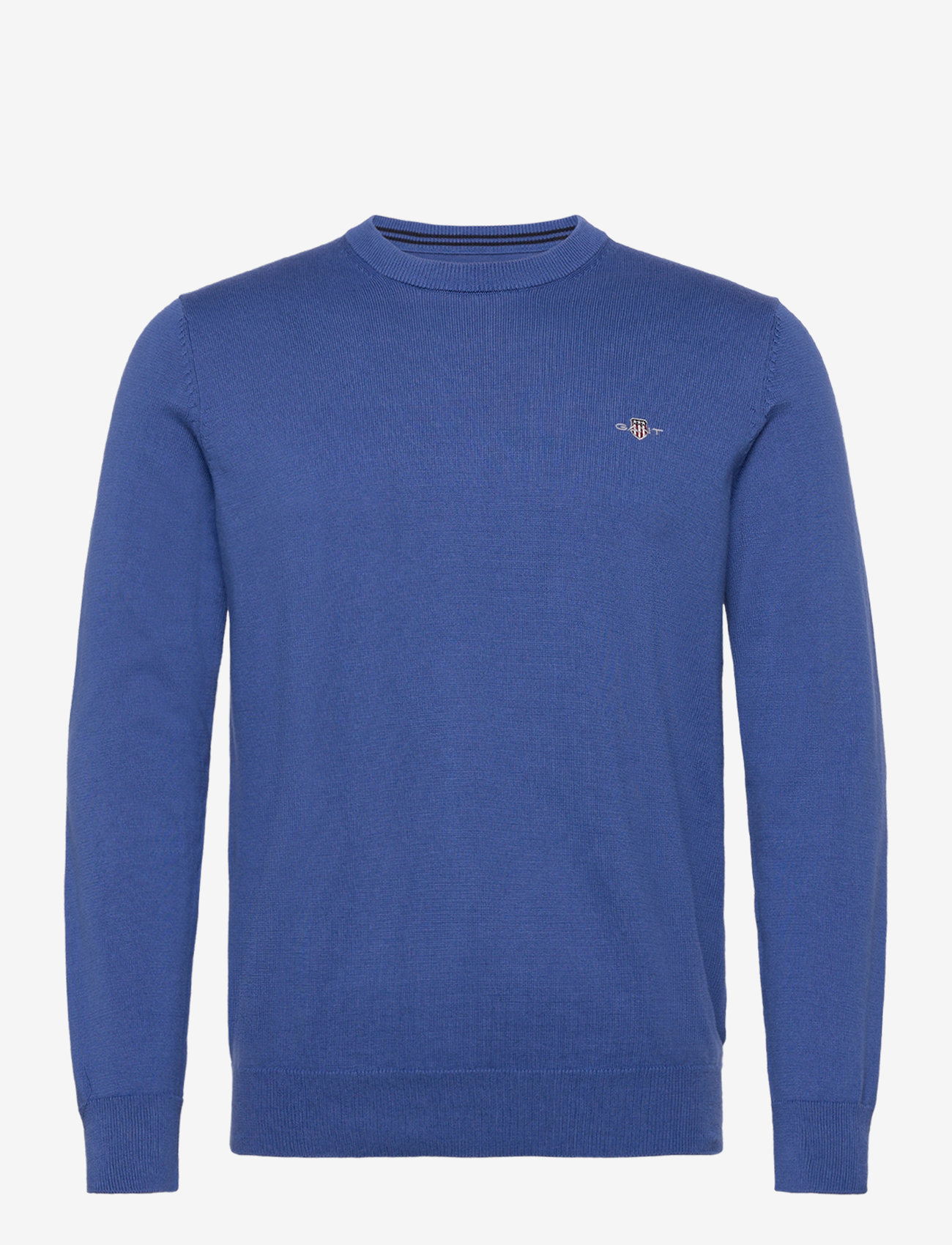 GANT - CLASSIC COTTON C-NECK - rundhalsad - rich blue - 0