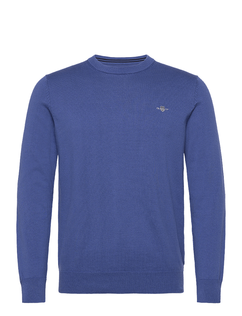 GANT - CLASSIC COTTON C-NECK - rundhalsad - rich blue - 0