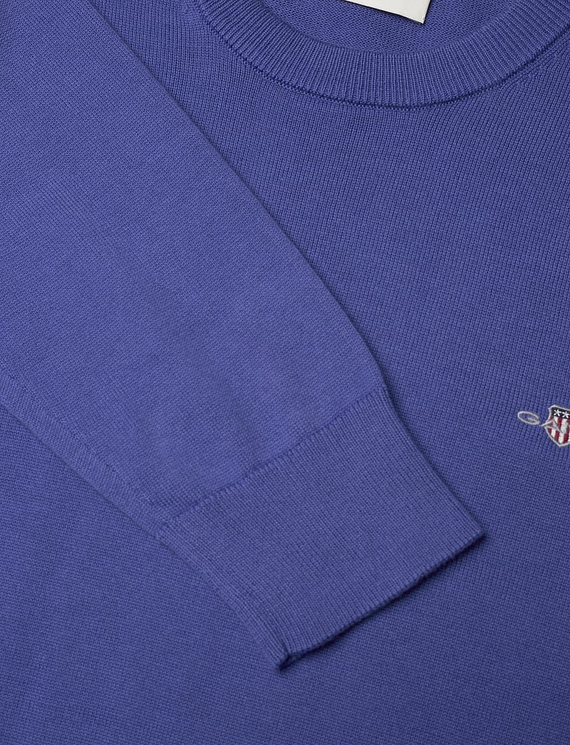 GANT - CLASSIC COTTON C-NECK - rundhalsad - rich blue - 2