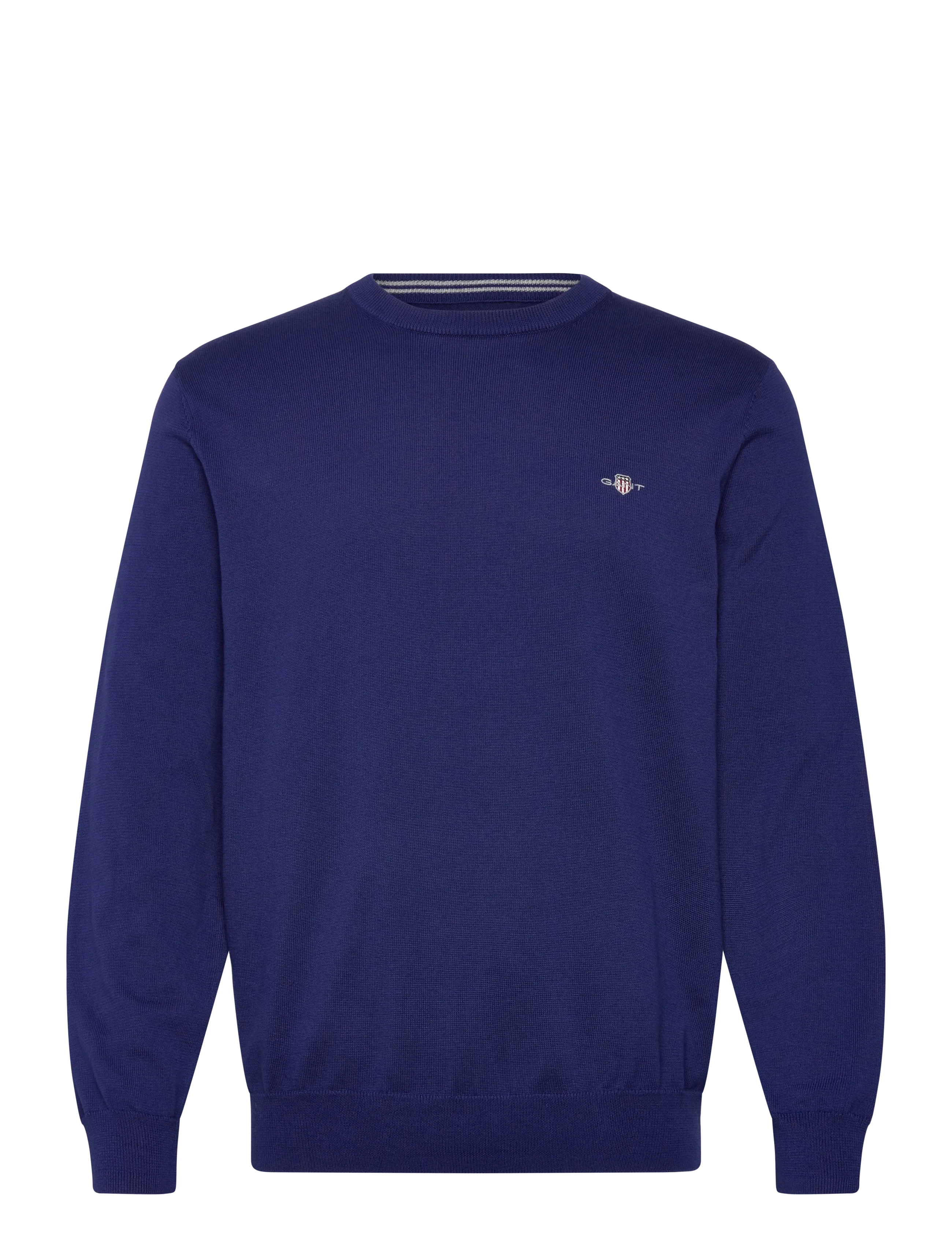 Gant CLASSIC COTTON C-NECK - Gant - RICH NAVY / blue
