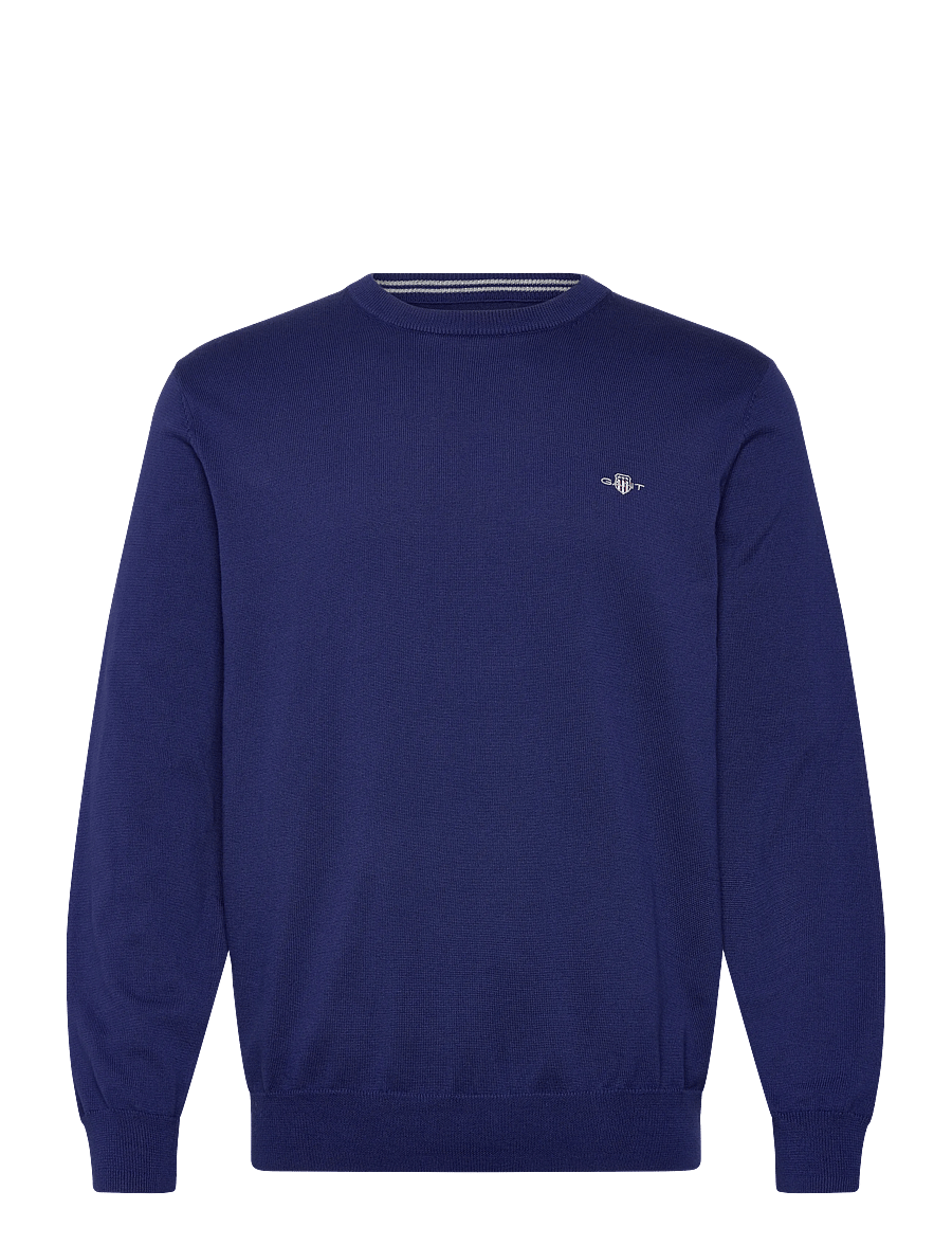 Gant - CLASSIC COTTON C-NECK - round necks - rich navy - 1