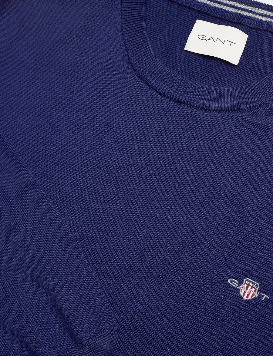 Gant - CLASSIC COTTON C-NECK - round necks - rich navy - 5