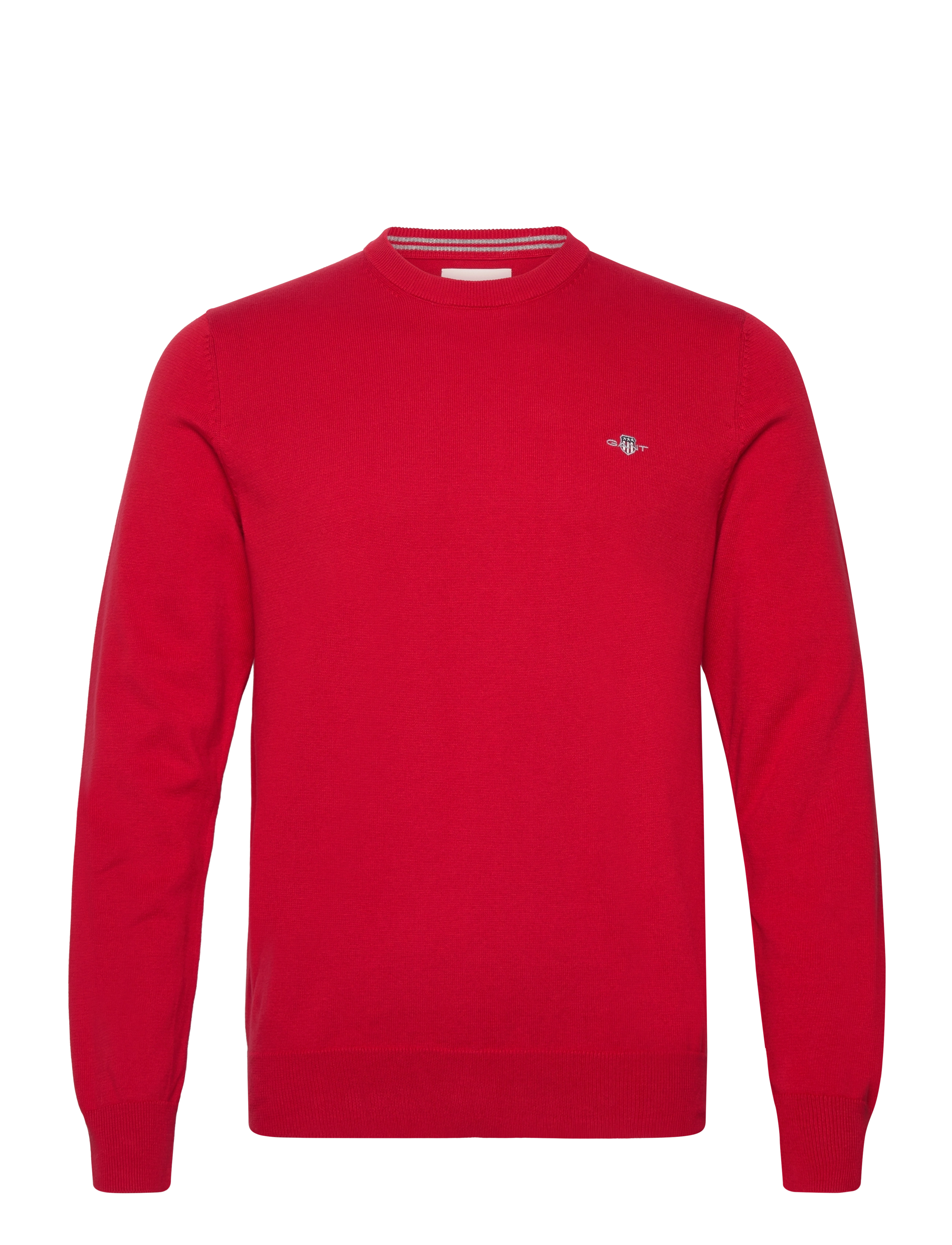Gant CLASSIC COTTON C-NECK - Strickmode - RUBY RED / red