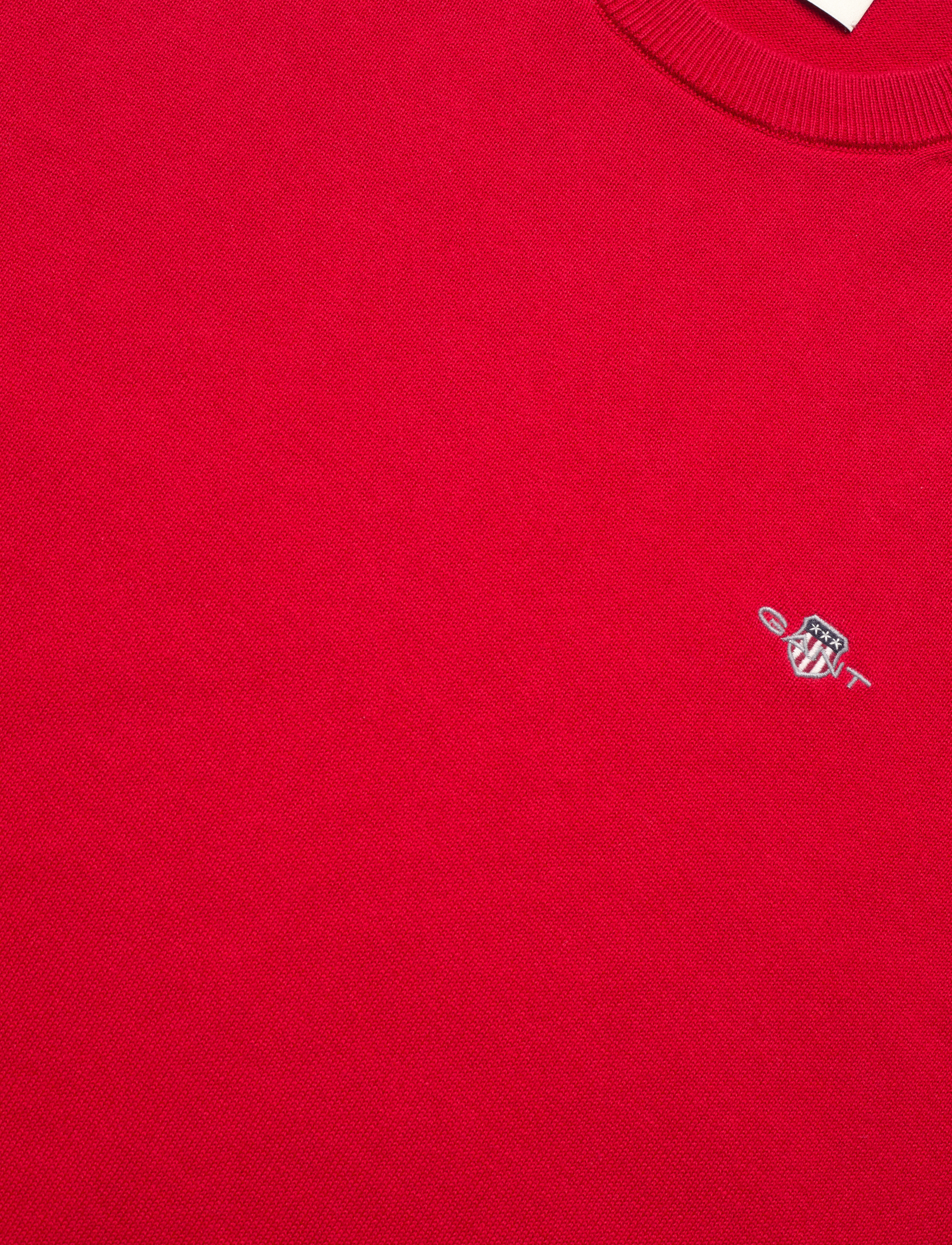 Gant - CLASSIC COTTON C-NECK - round necks - ruby red - 2