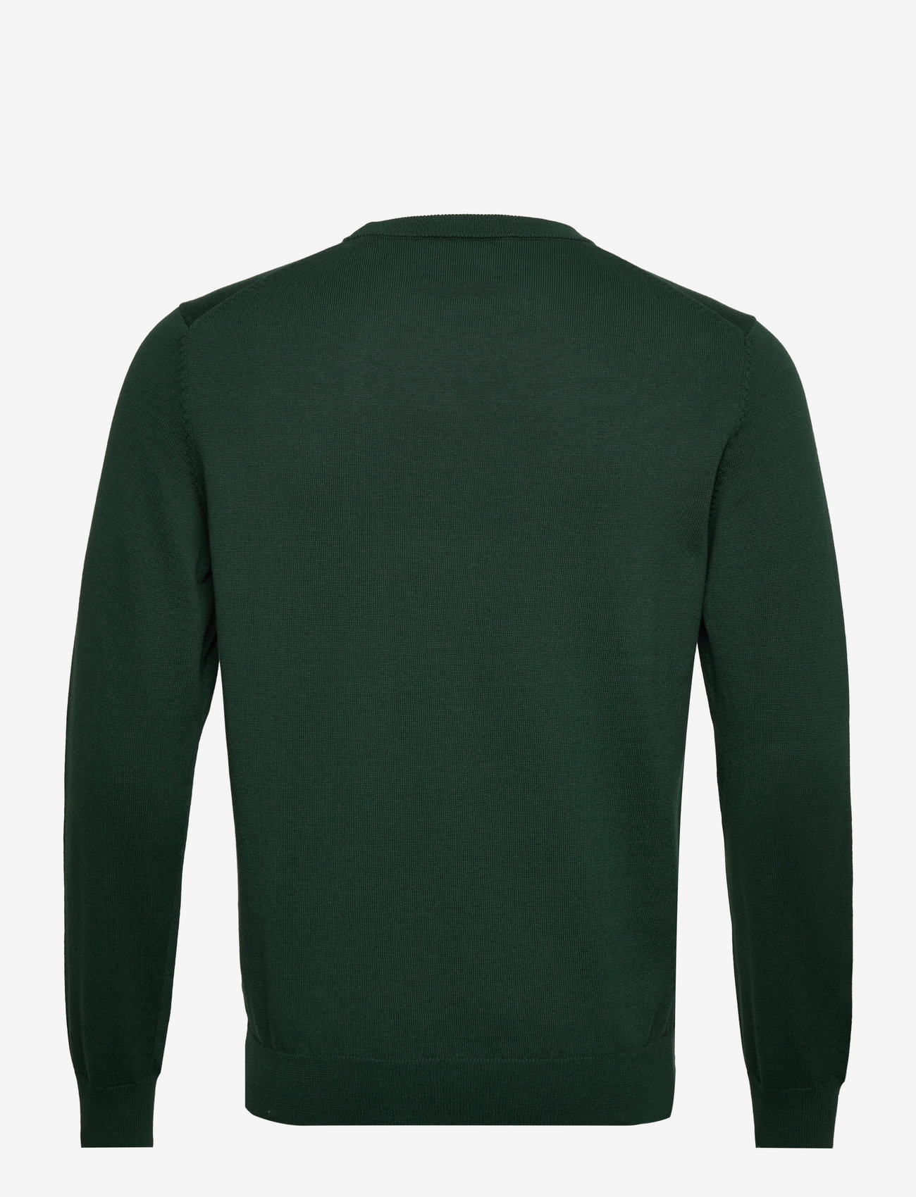 GANT - CLASSIC COTTON C-NECK - knitted round necks - tartan green - 2
