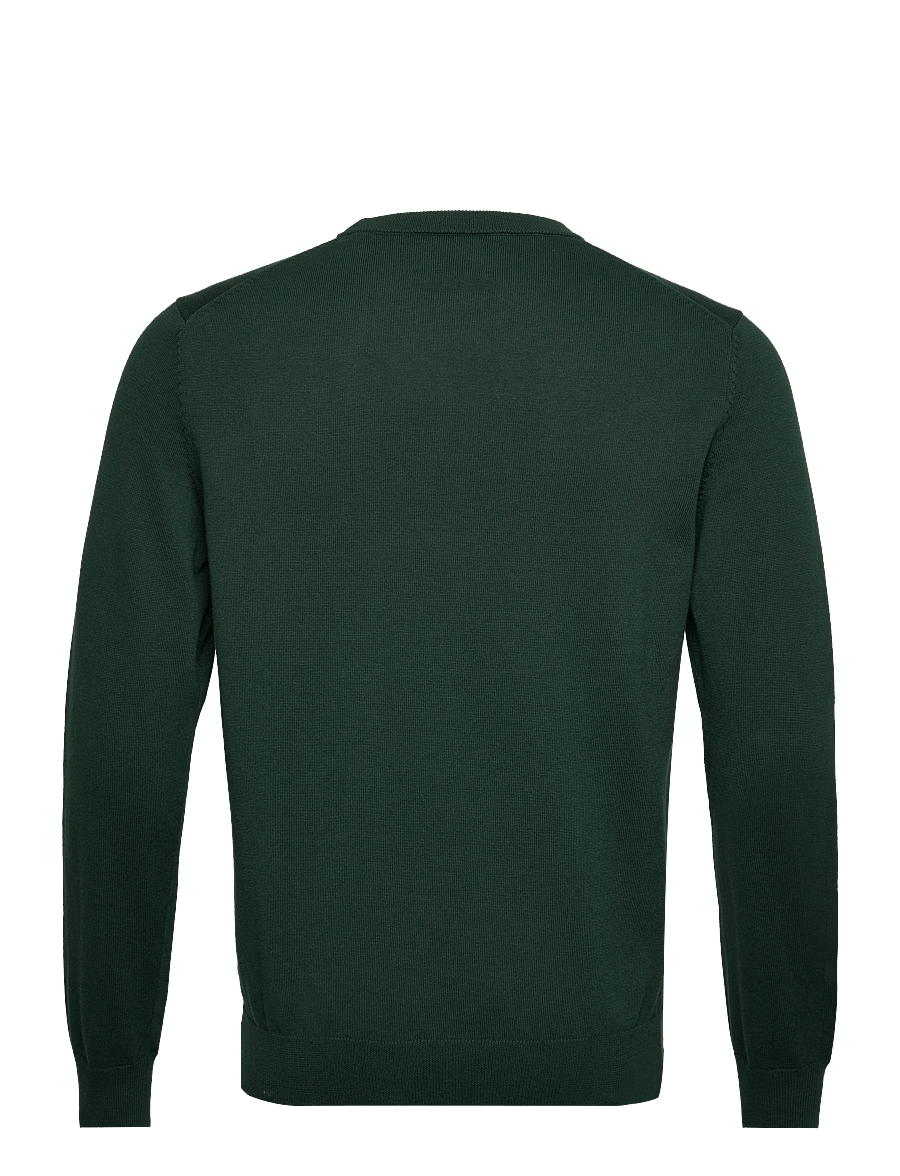Gant - CLASSIC COTTON C-NECK - round necks - tartan green - 2