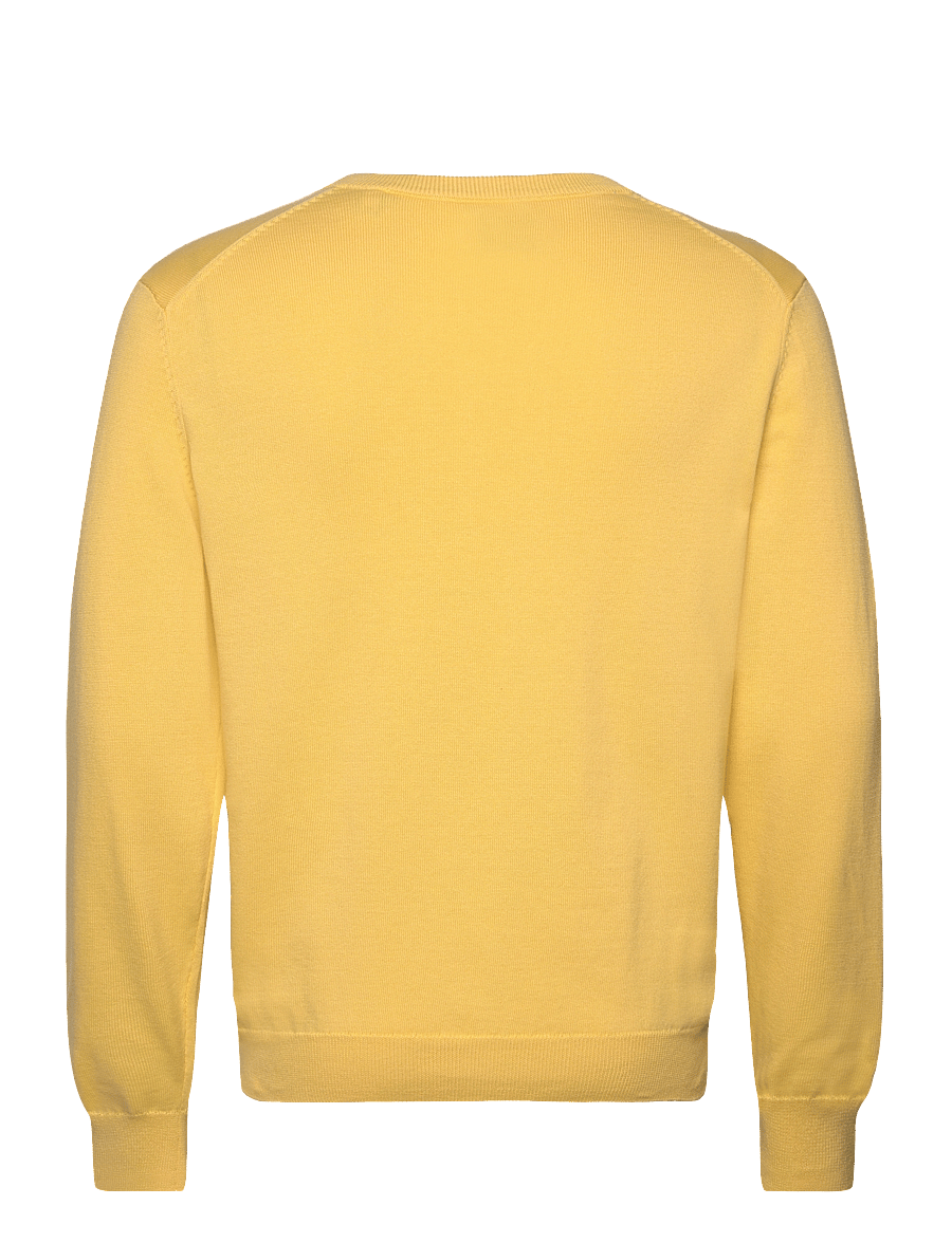 Gant - CLASSIC COTTON V-NECK - v-ausschnitt - banana yellow - 1