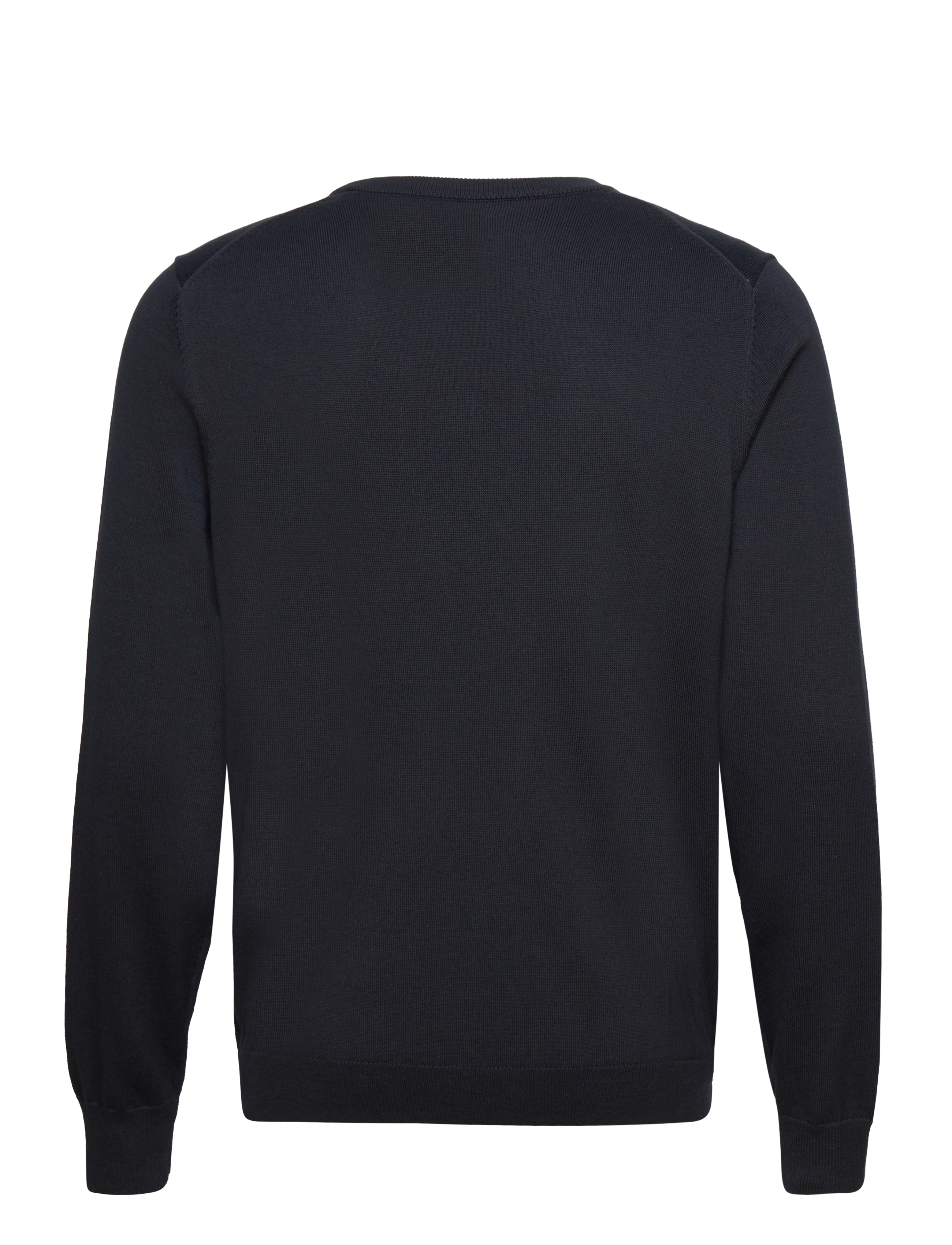 Gant - CLASSIC COTTON V-NECK - v-ausschnitt - black - 2