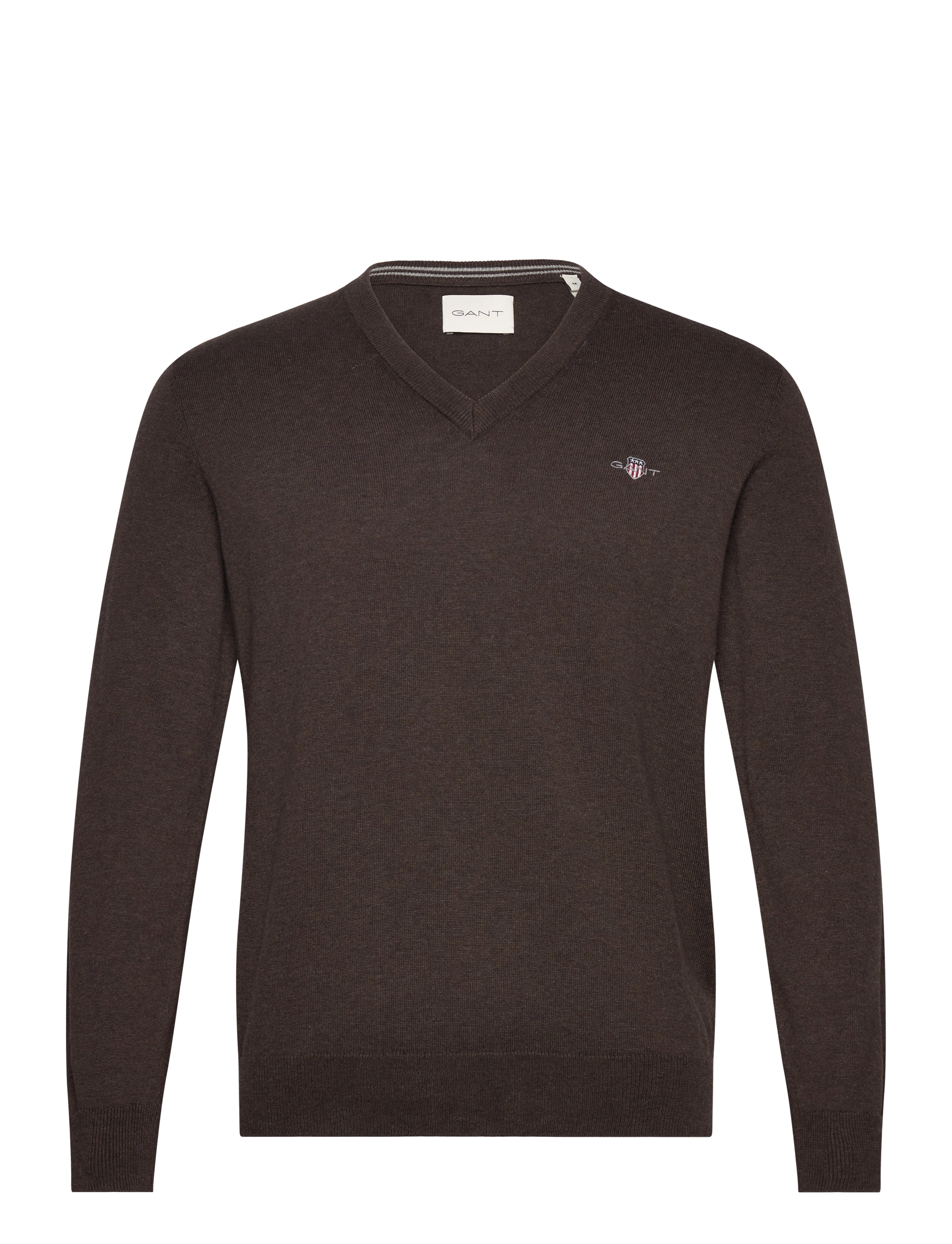 Gant Classic Cotton V-neck – knitted v-necks – shop at Booztlet