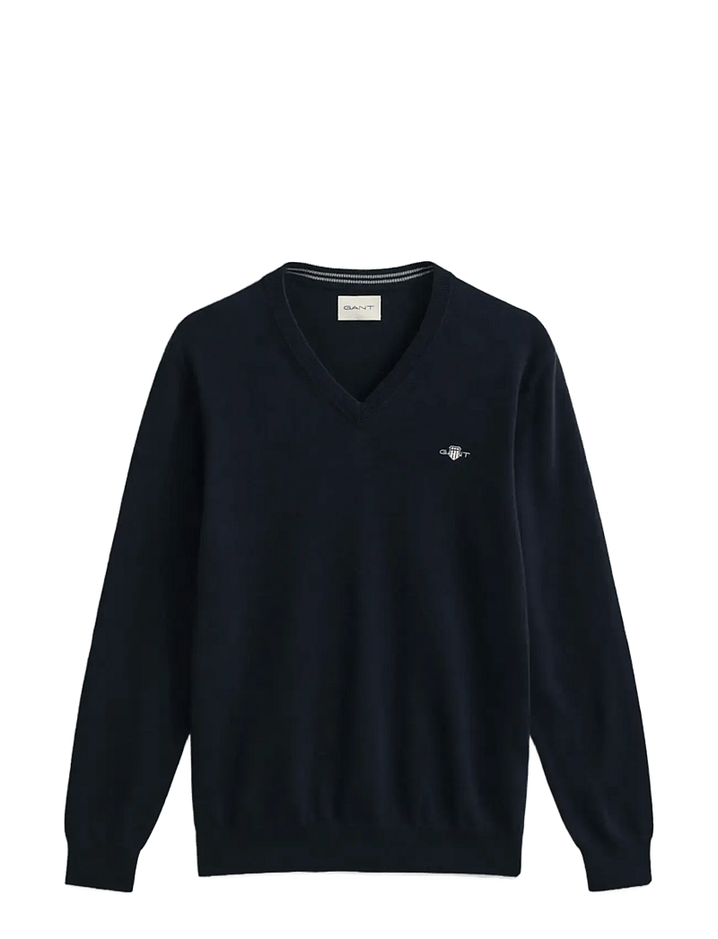GANT - CLASSIC COTTON V-NECK - v-hals - evening blue - 1