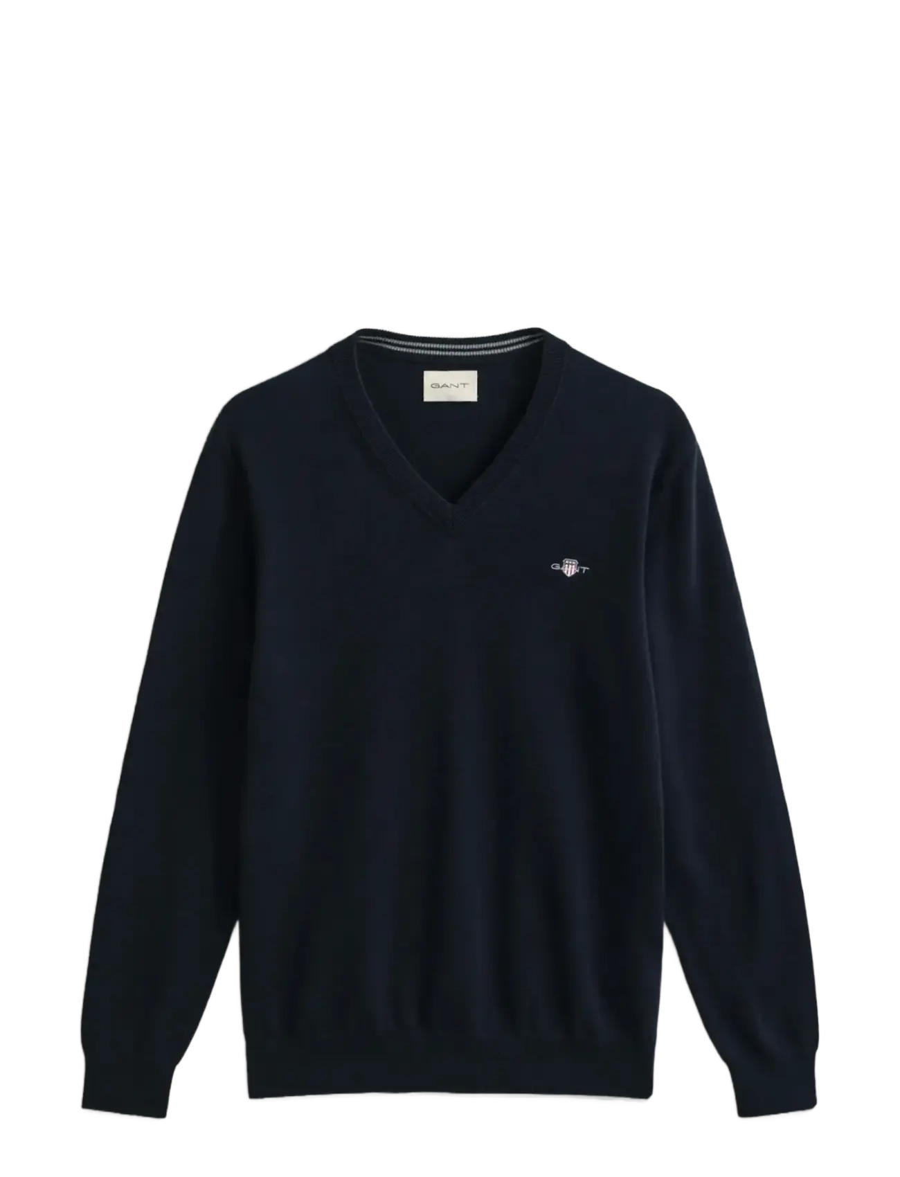 Gant CLASSIC COTTON V-NECK - Gant - EVENING BLUE / navy