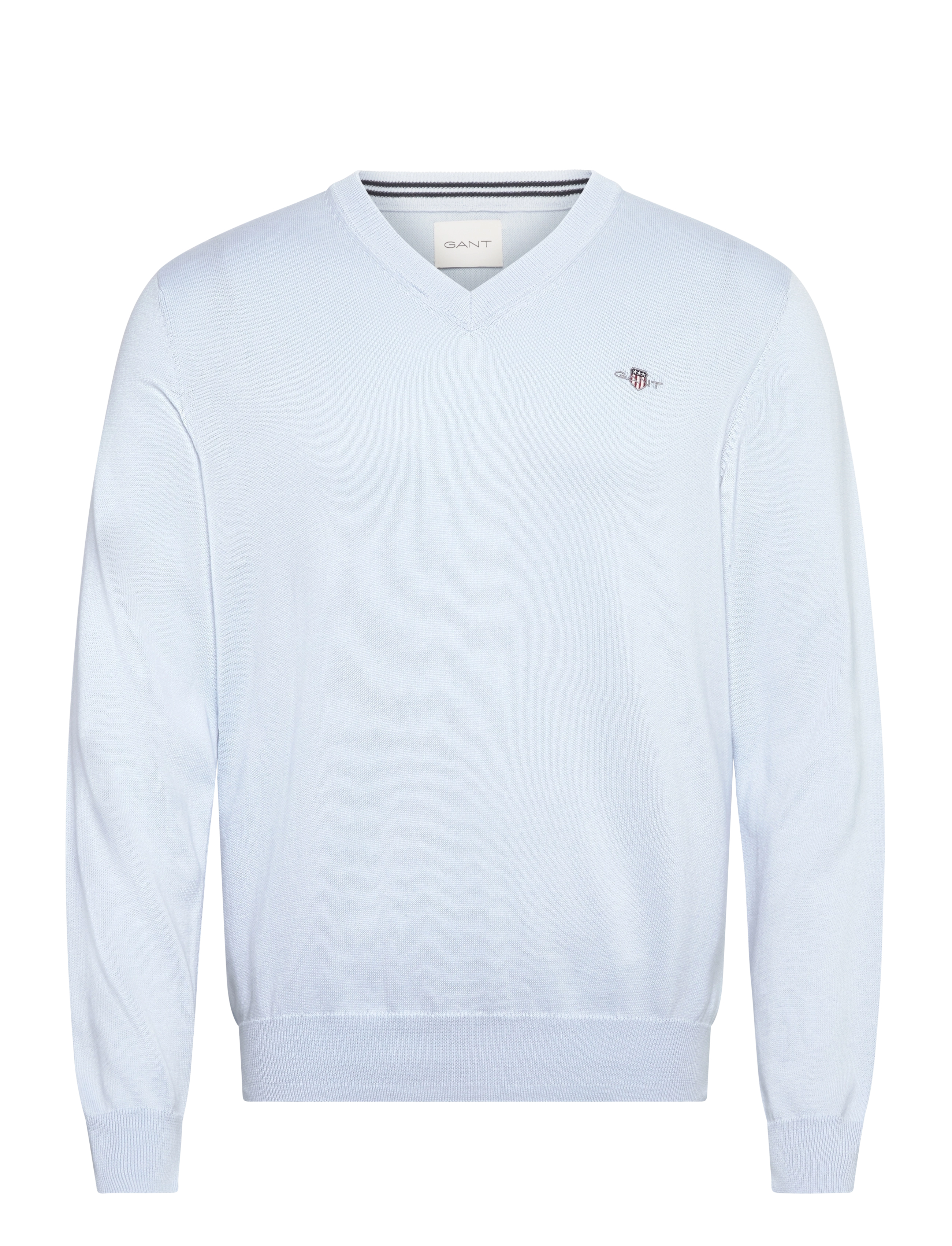 Gant CLASSIC COTTON V-NECK - Basic-Strickmode - FRESH BLUE / blue