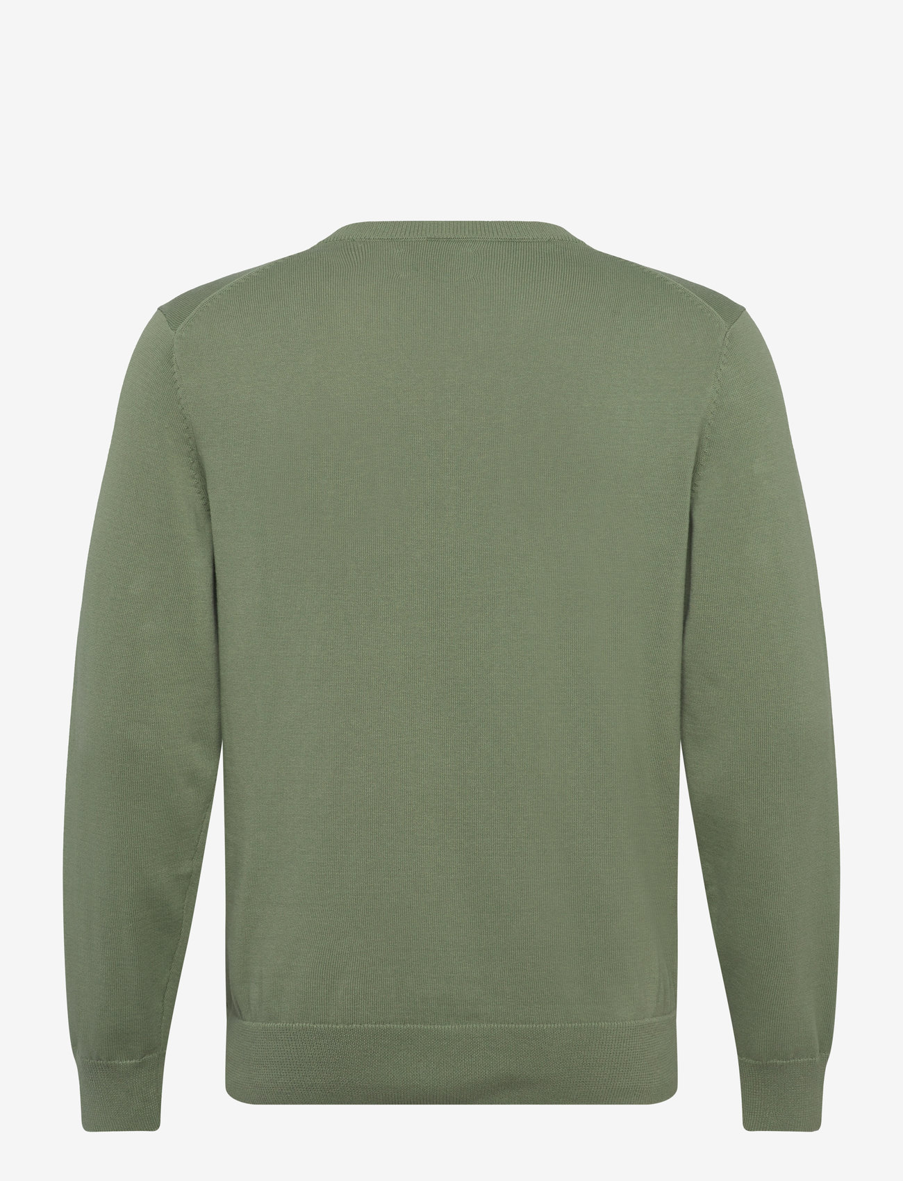 GANT - CLASSIC COTTON V-NECK - adījumi ar v veida kakla izgriezumu - kalamata green - 2