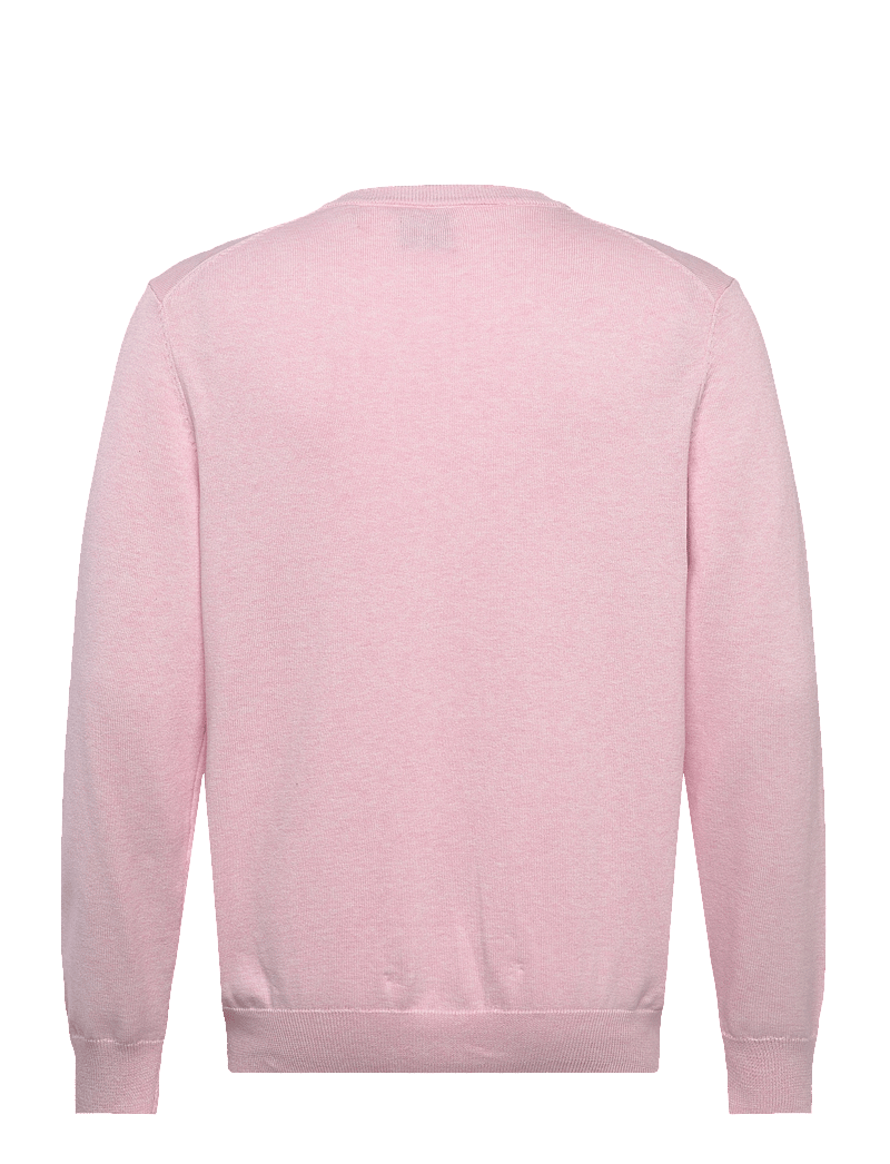 Gant - CLASSIC COTTON V-NECK - v-hals - light pink melange - 2