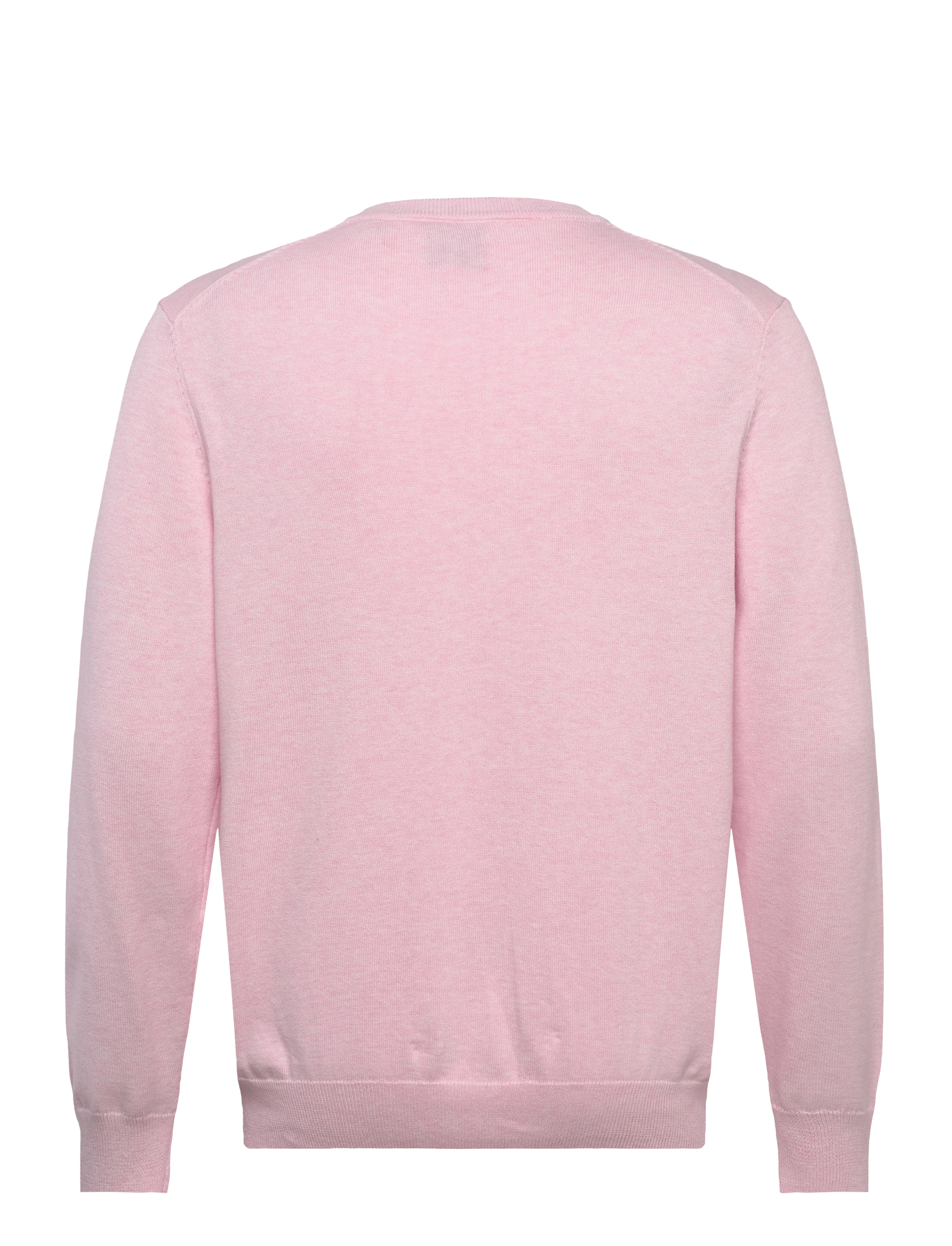 Gant - CLASSIC COTTON V-NECK - v-kaelusega kudumid - light pink melange - 2