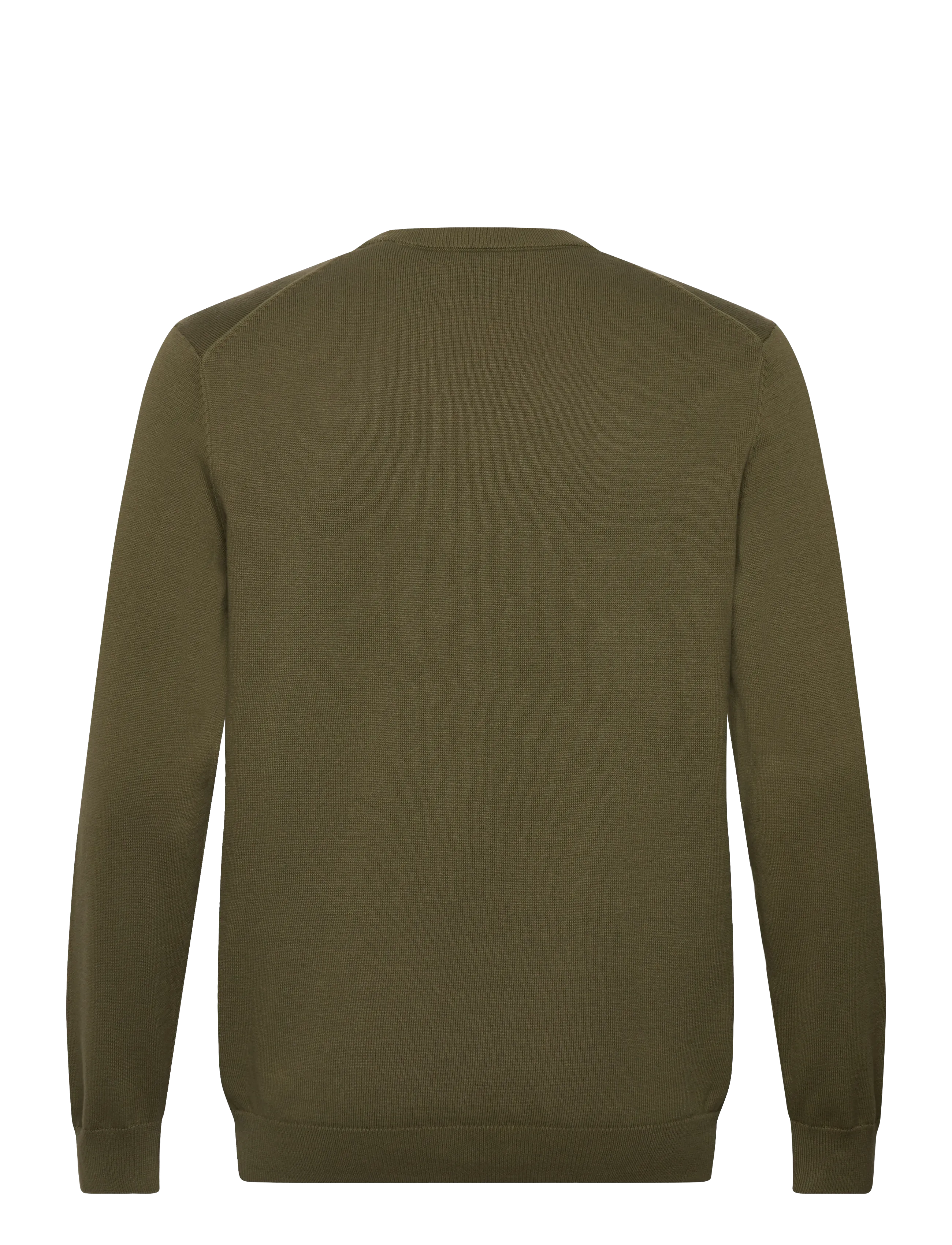 Gant - CLASSIC COTTON V-NECK - v-kaelusega kudumid - moss green - 1
