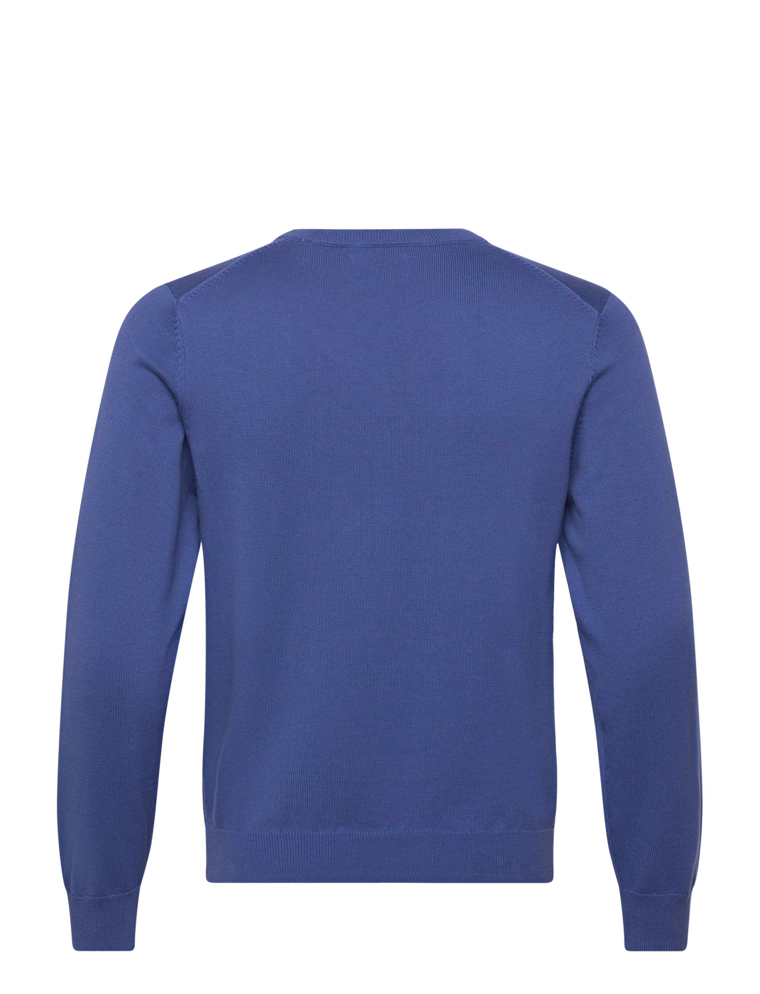 Gant - CLASSIC COTTON V-NECK - trøjer - rich blue - 2