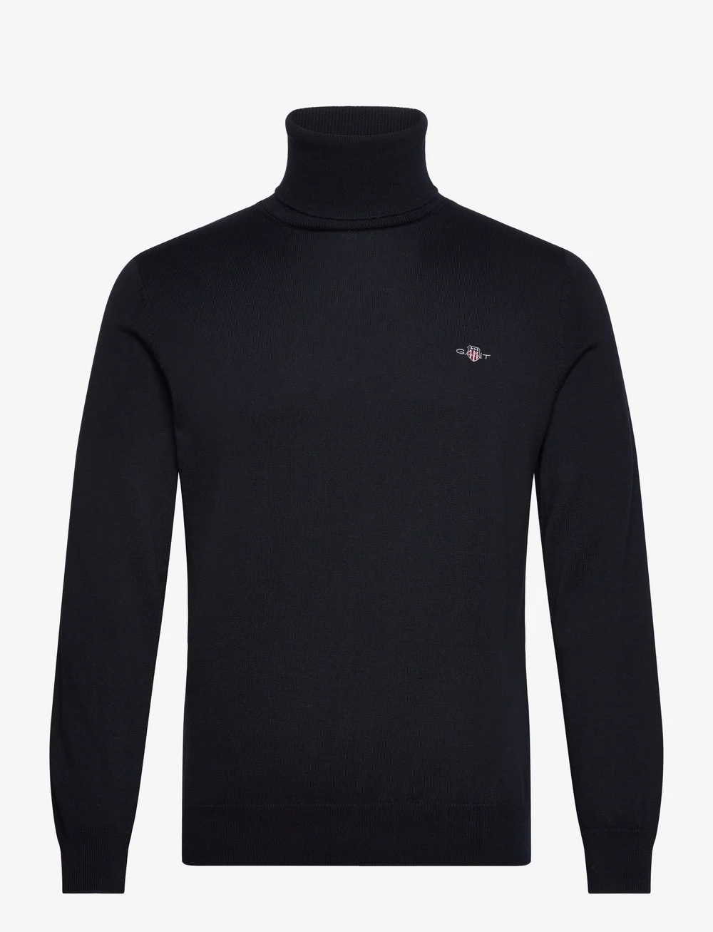 GANT - CLASSIC COTTON ROLLERNECK - kõrge kaelusega džemprid - evening blue - 1