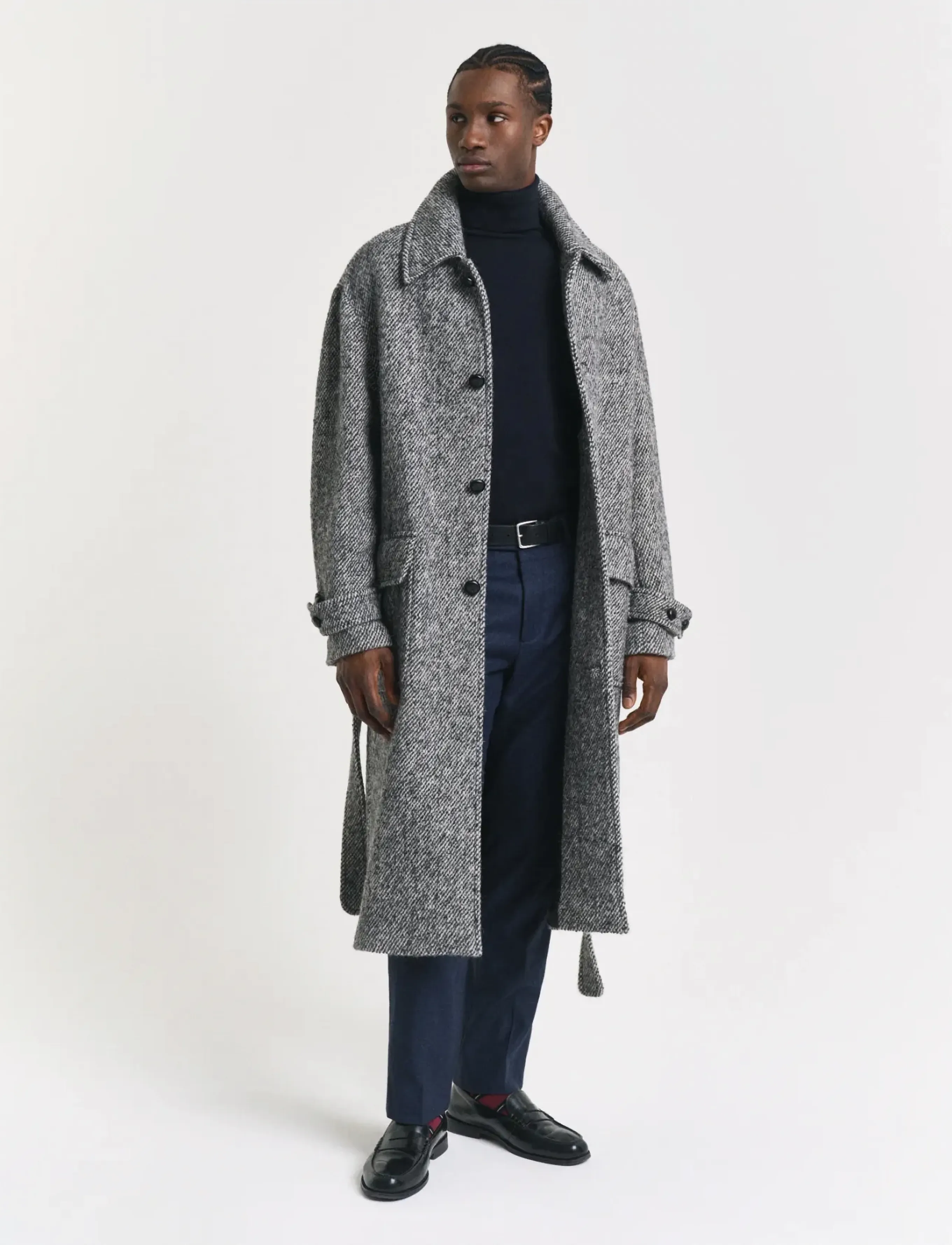Gant - CLASSIC COTTON ROLLERNECK - evening blue - 5