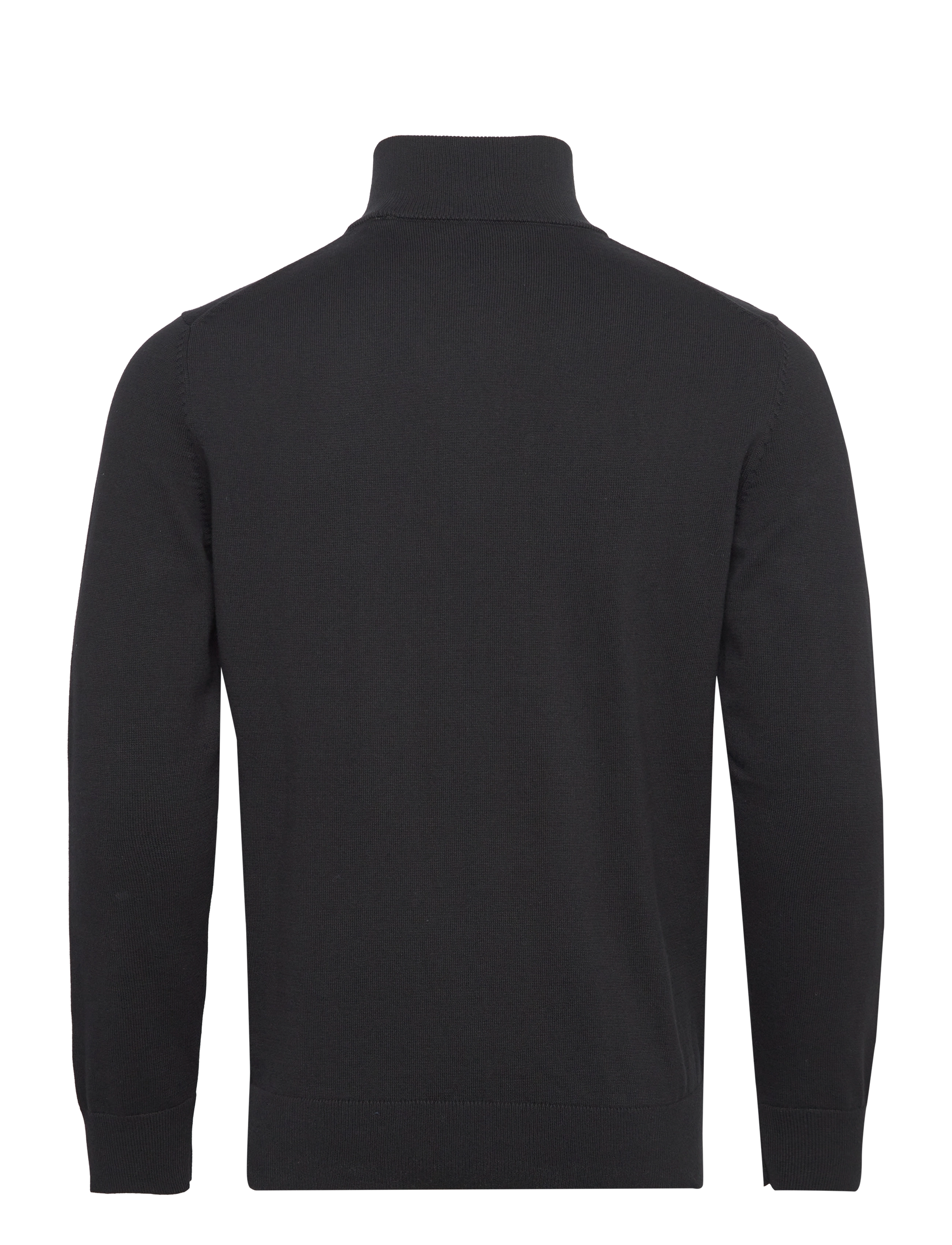 Gant - CLASSIC COTTON HALF ZIP - pullover mit halbem reißverschluss - black - 1