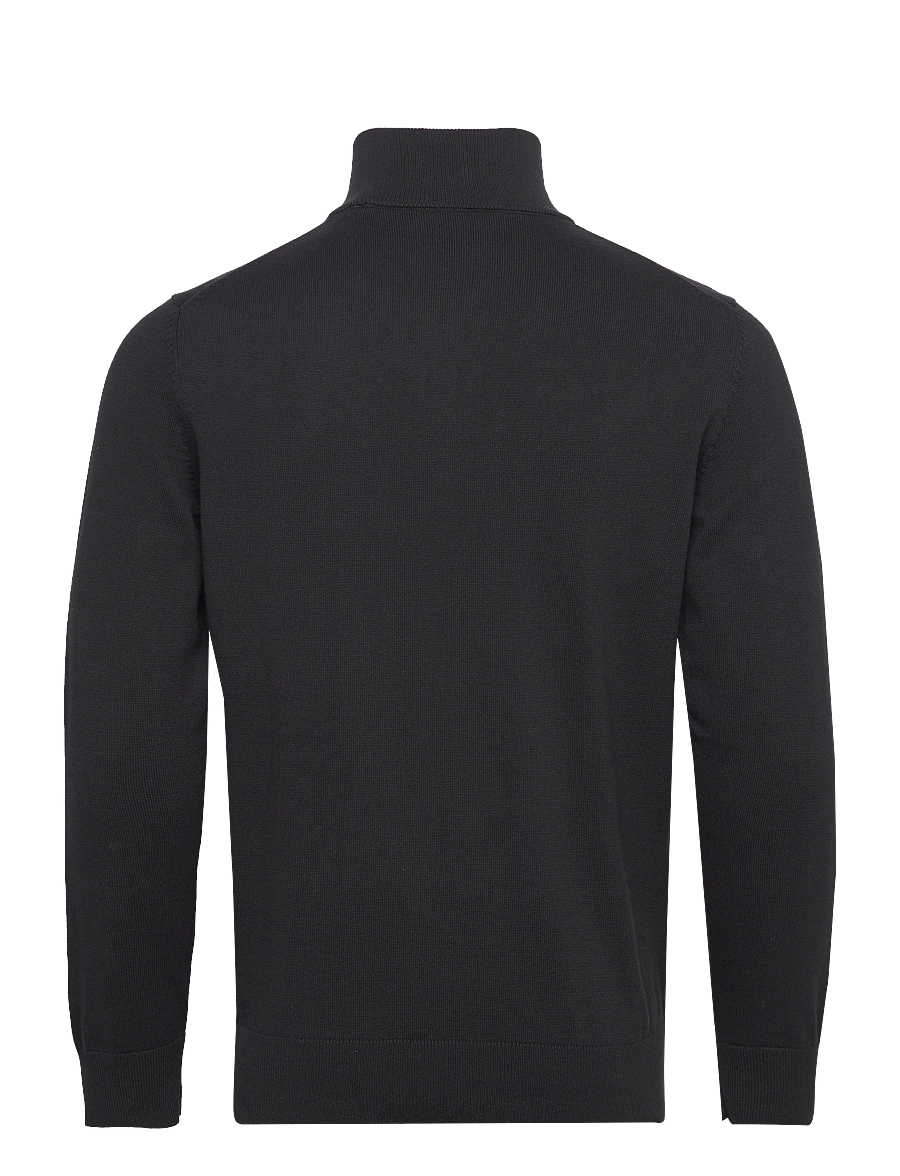 Gant - CLASSIC COTTON HALF ZIP - pullover mit halbem reißverschluss - black - 2