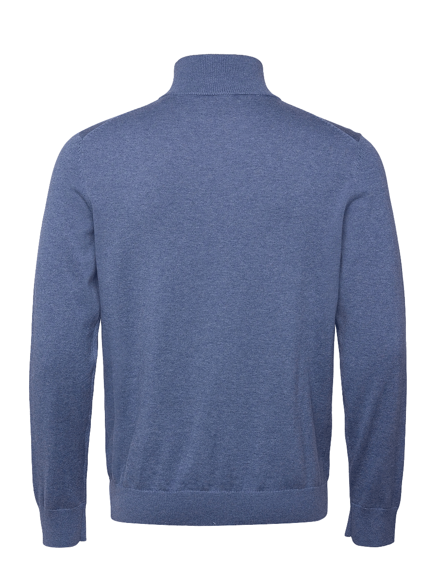 Gant - CLASSIC COTTON HALF ZIP - half zip jumpers - denim blue melange - 2