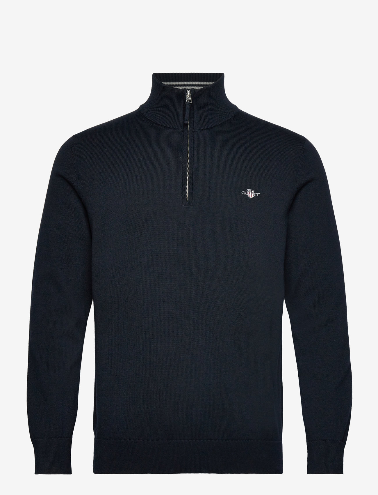 GANT - CLASSIC COTTON HALF ZIP - tõmblukk-kaelusega džemprid - evening blue - 1