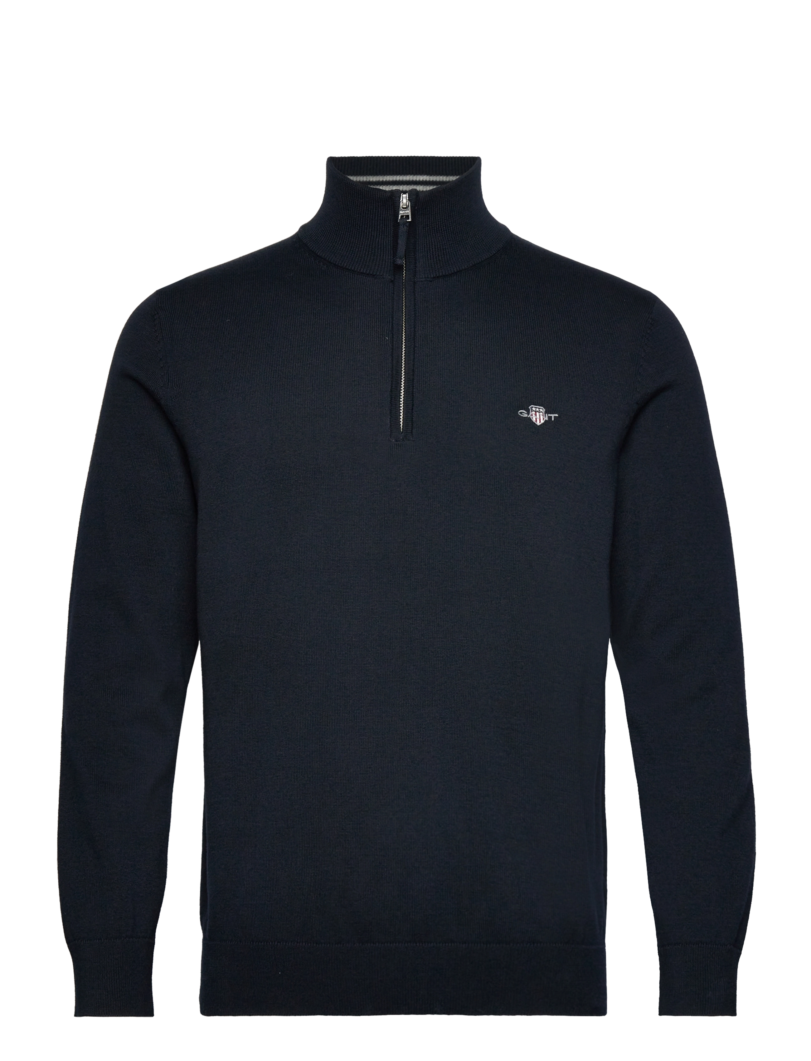 Gant CLASSIC COTTON HALF ZIP - Gant - EVENING BLUE / navy