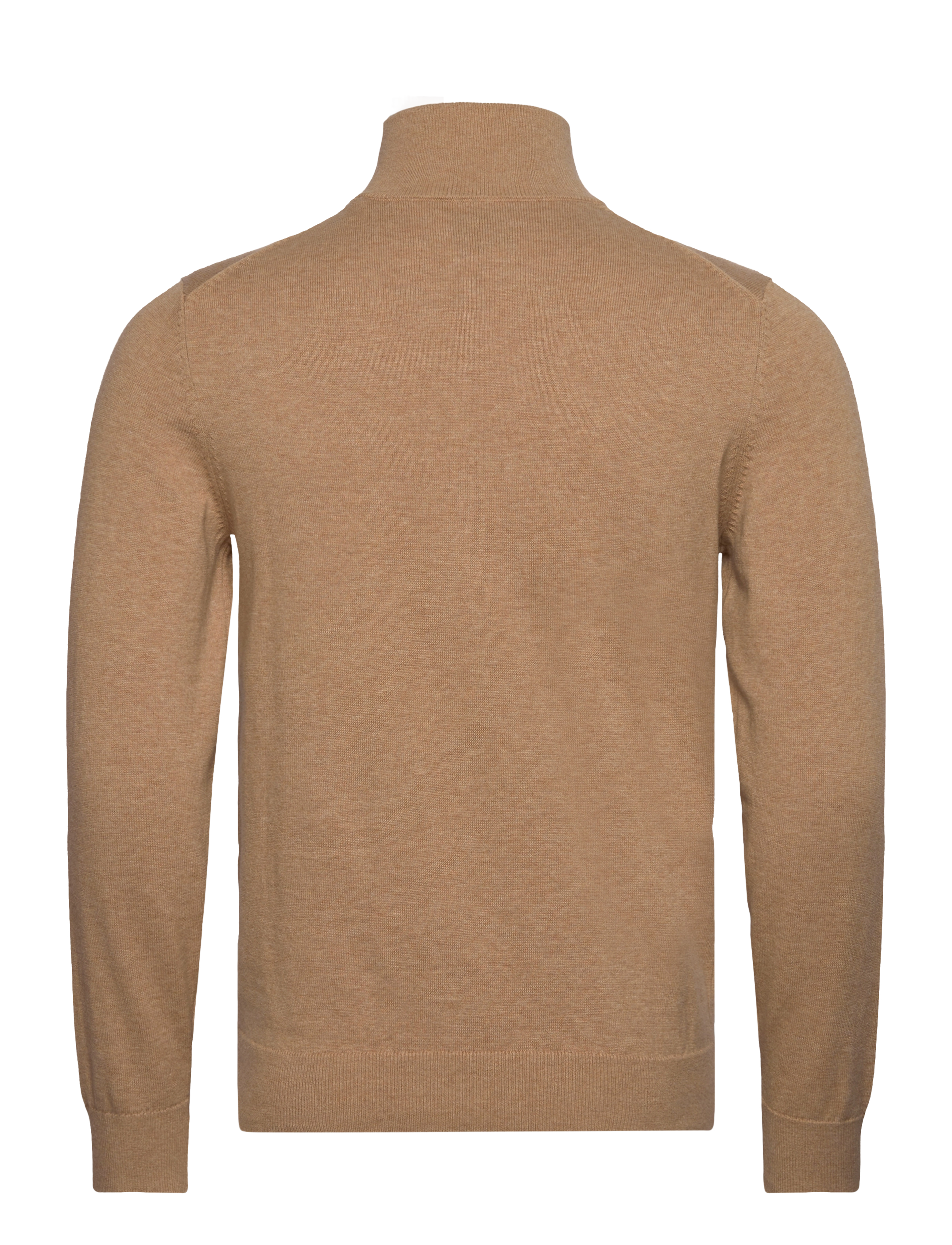 Gant - CLASSIC COTTON HALF ZIP - herren - khaki mel - 1