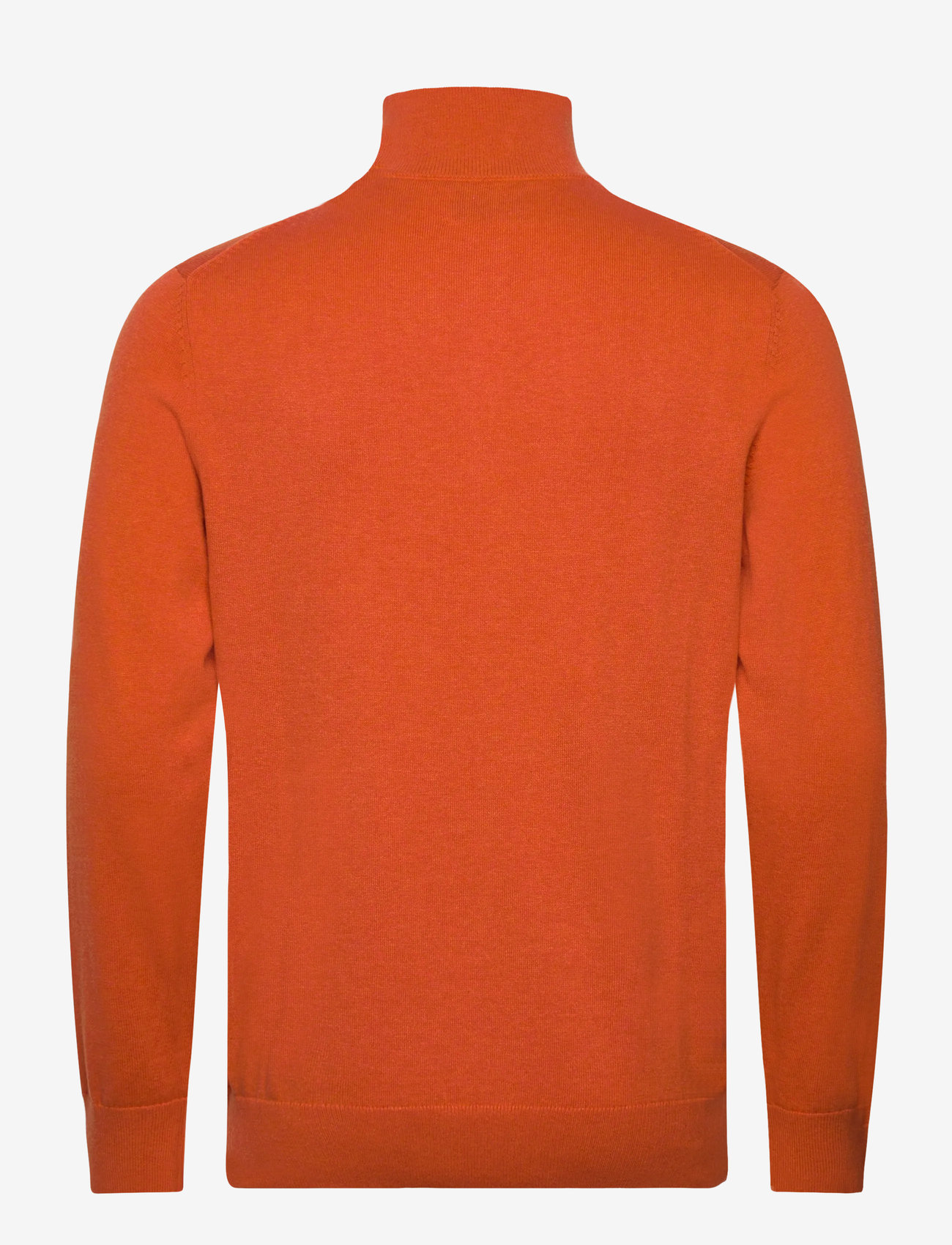 Gant - CLASSIC COTTON HALF ZIP - pullover mit halbem reißverschluss - pumpkin orange melange - 1