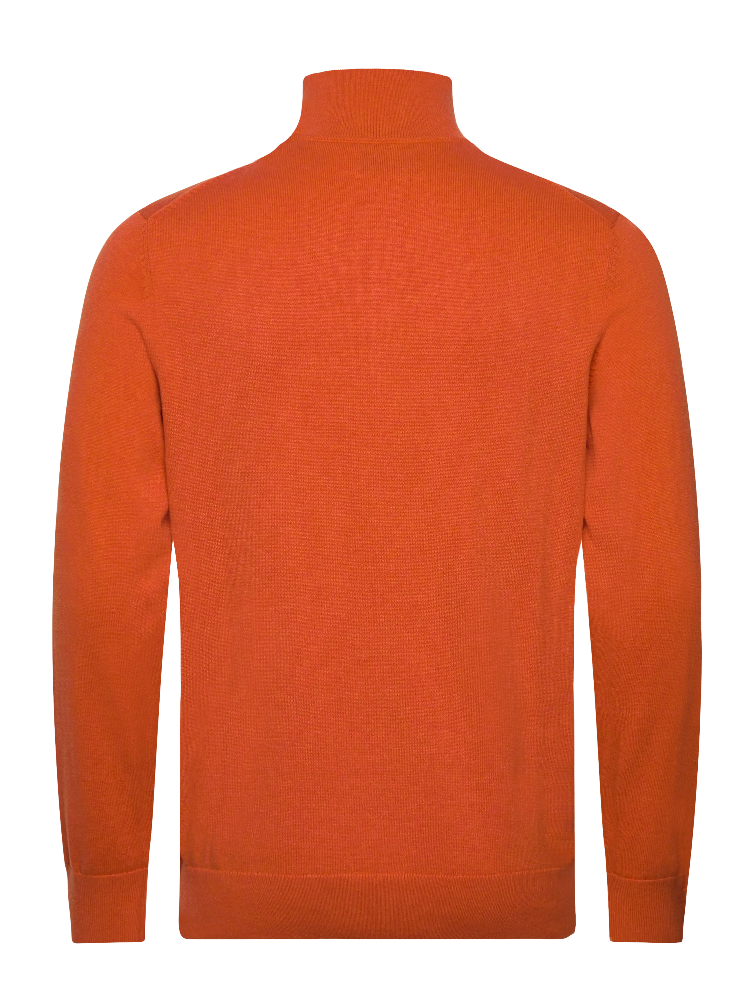 Gant - CLASSIC COTTON HALF ZIP - hálfrenndar peysur - pumpkin orange melange - 1