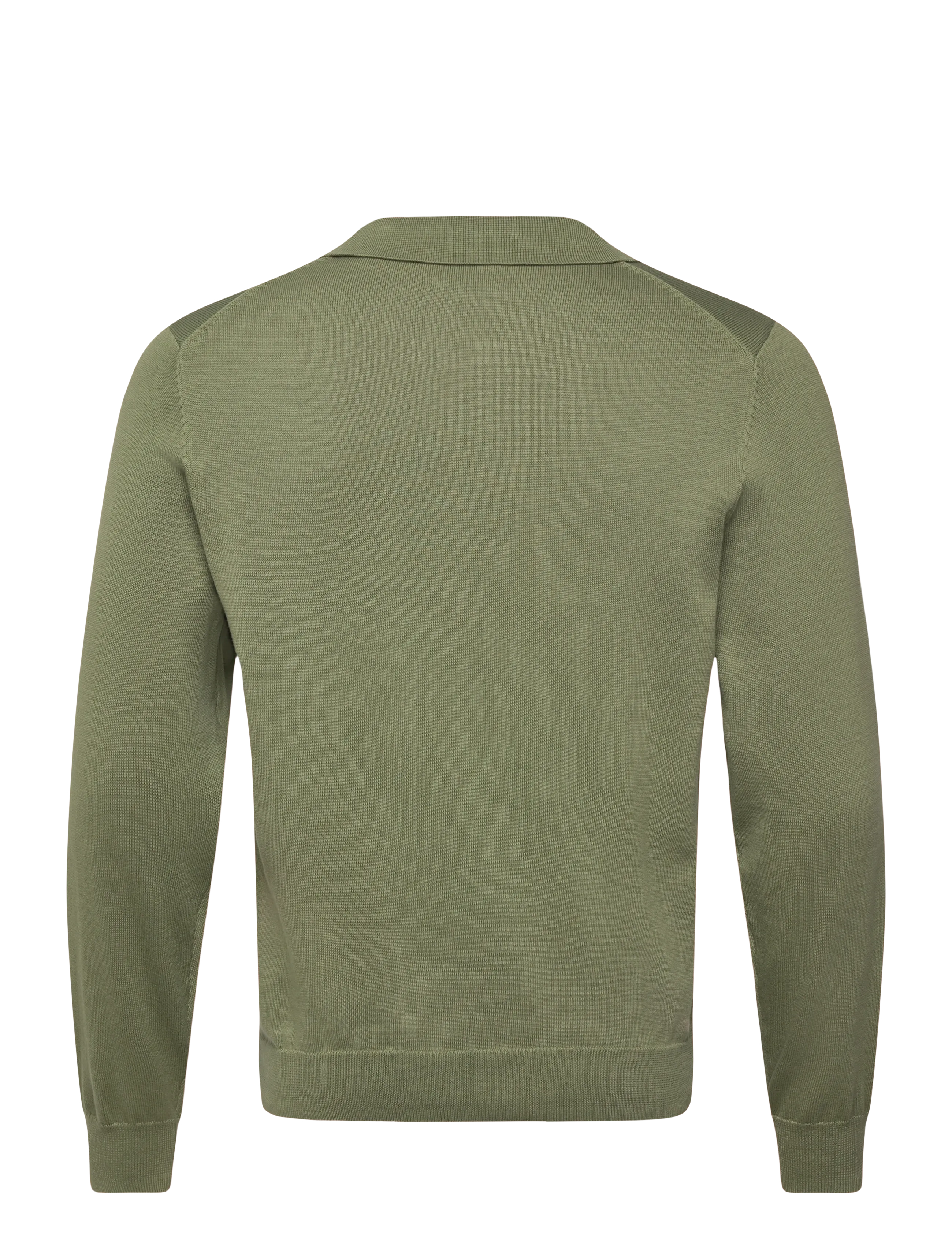 Gant - CLASSIC COTTON POLO - pikkade varrukatega polod - dry herb green - 2
