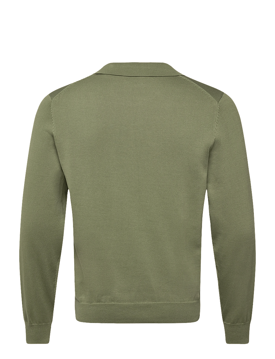 Gant - CLASSIC COTTON POLO - polos à manches longues - dry herb green - 2