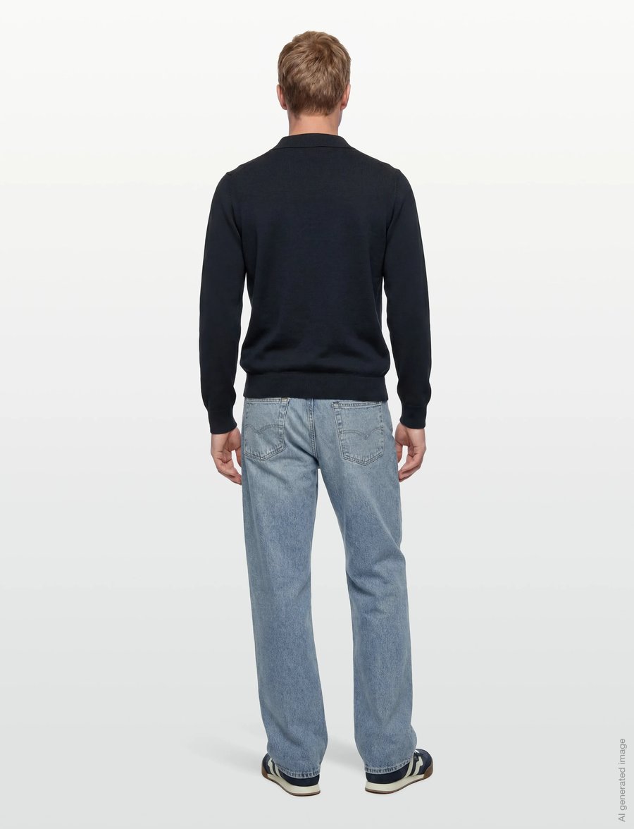 Gant - CLASSIC COTTON POLO - langärmelig - evening blue - 4