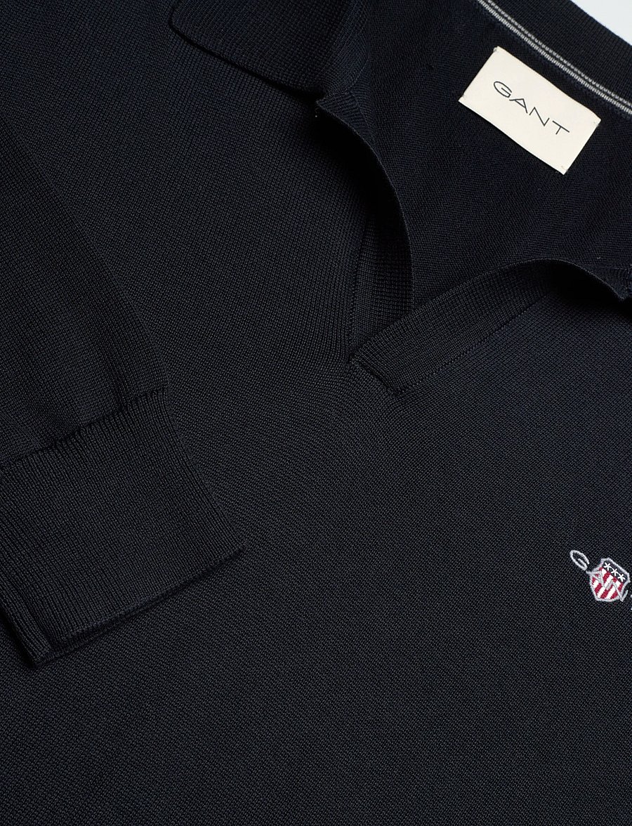 Gant - CLASSIC COTTON POLO - langärmelig - evening blue - 5
