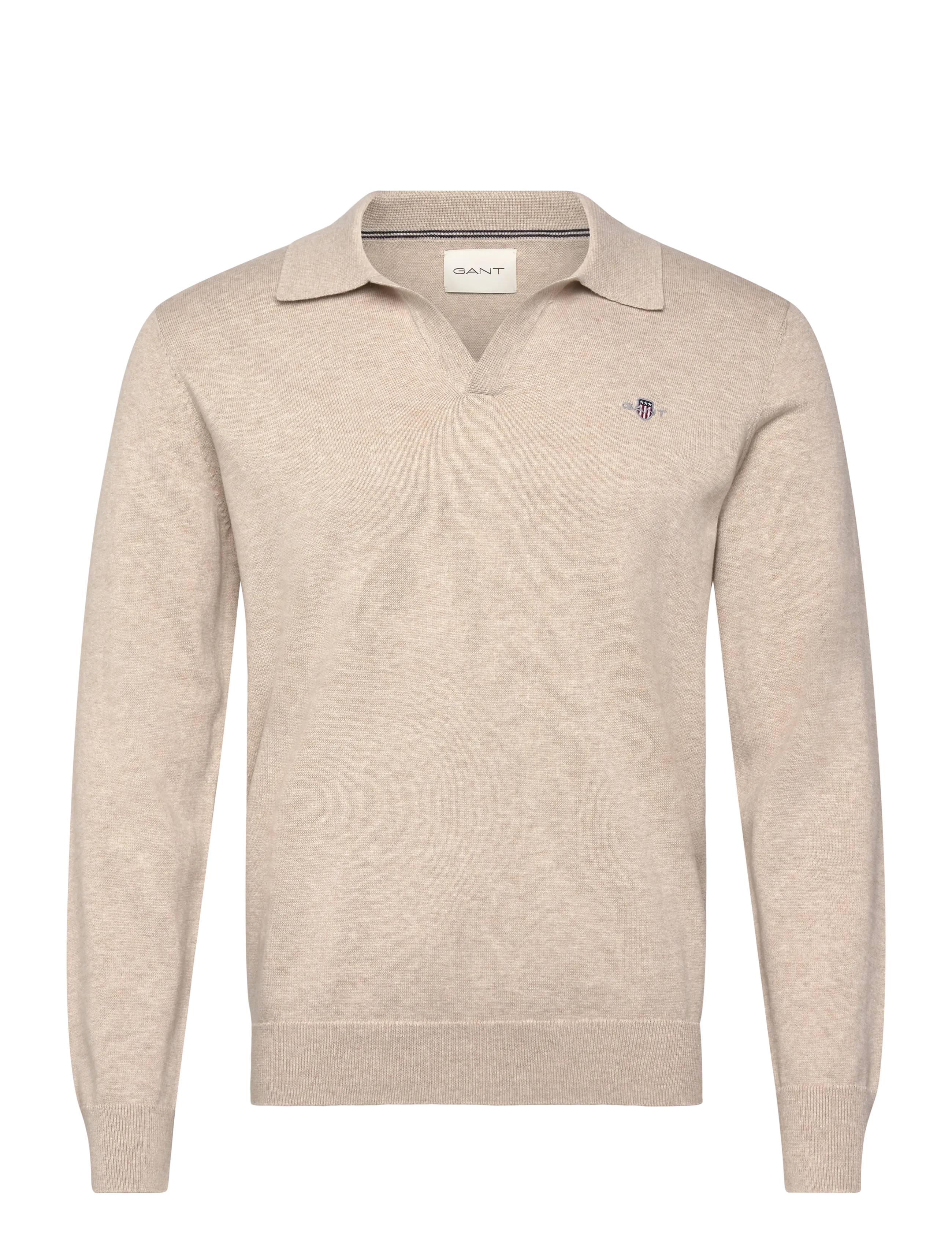 GANT CLASSIC COTTON POLO - Designers - OAT MELANGE / beige