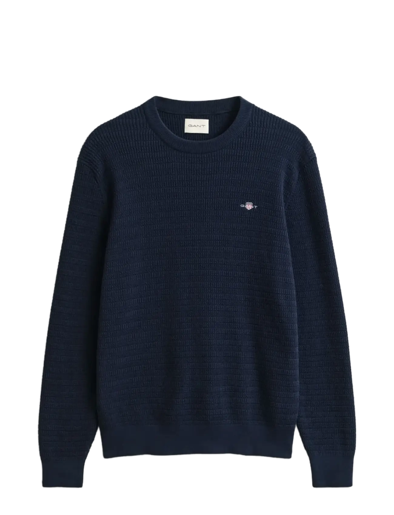 MINI CABLE C-NECK - EVENING BLUE