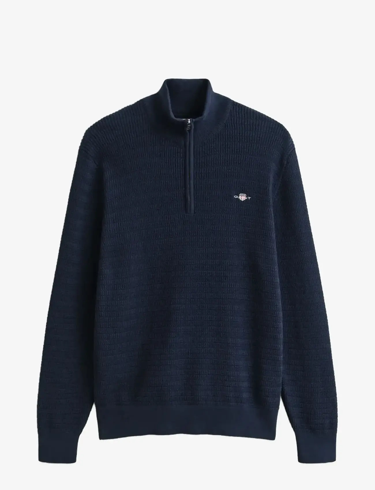 GANT - MINI CABLE HALF ZIP - half zip-trøjer - evening blue - 1