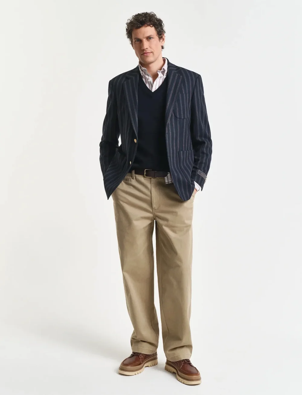 GANT - CLASSIC COTTON VEST - strikveste - evening blue - 3