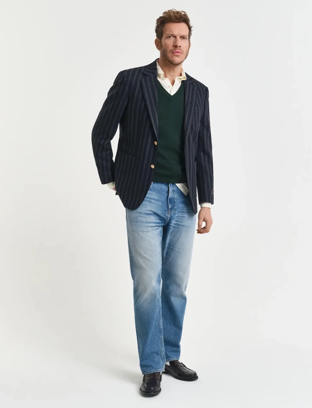 GANT - CLASSIC COTTON VEST - prjónavesti - tartan green - 3