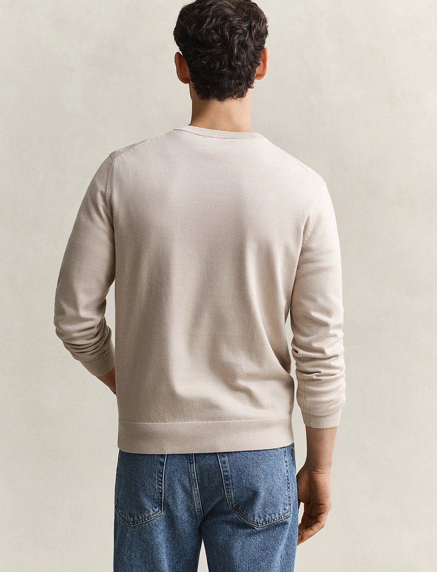 Gant - Cotton Sweater - rundhals - clay beige - 2