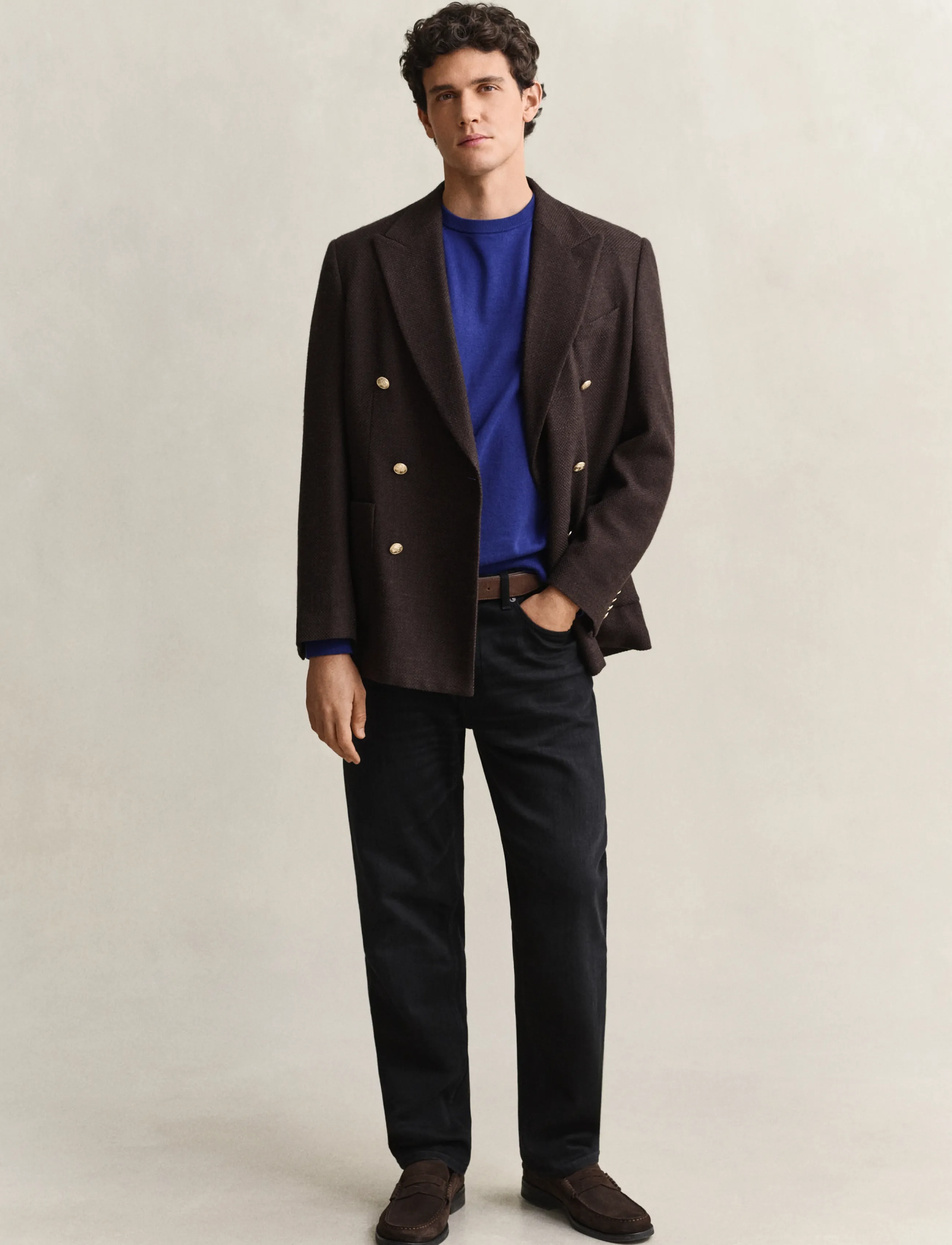 Gant - Cotton Sweater - Ümmarguse kaelusega kudumid - crisp blue - 4