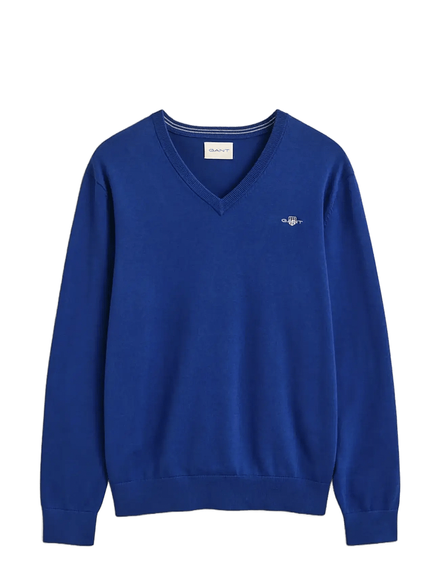Gant - Cotton Sweater - crisp blue - 0