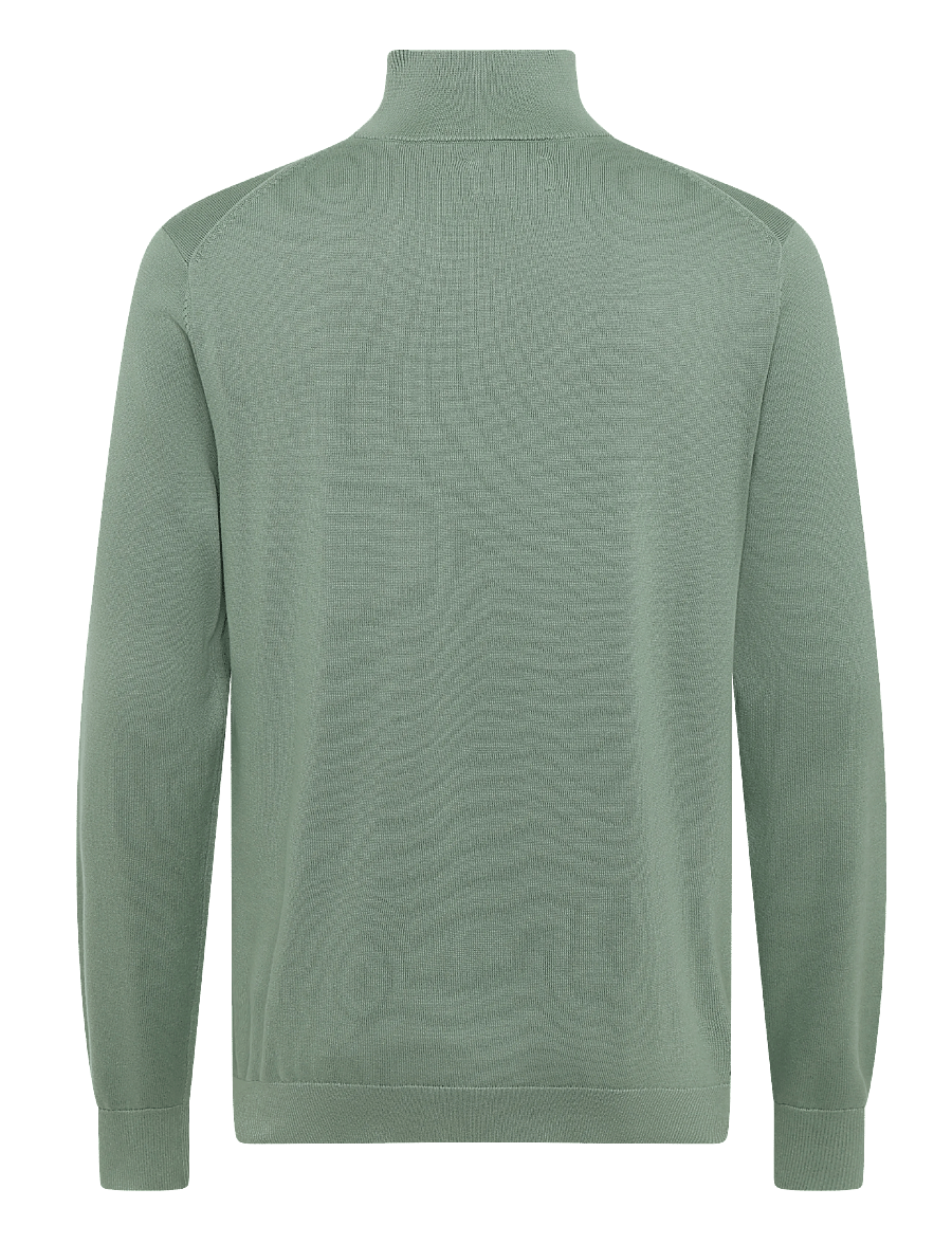 Gant - Cotton Half-Zip Sweater - pullover mit halbem reißverschluss - surplus mint - 2