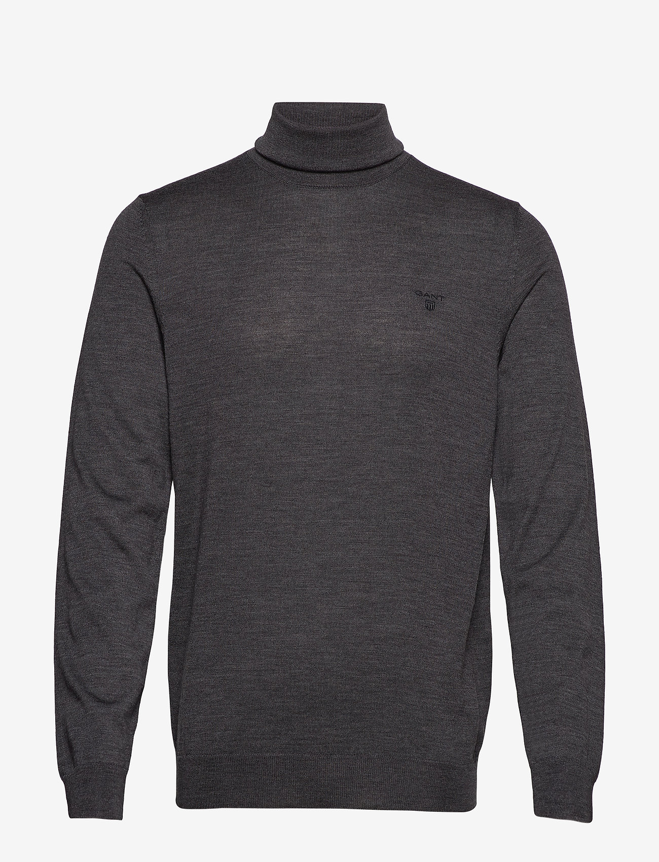 GANT - FINE MERINO TURTLE NECK - antracit melange - 0